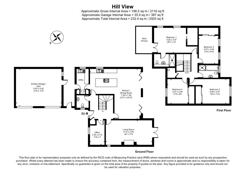 Hill View, Holywell Gutter Lane, Hereford floorplan