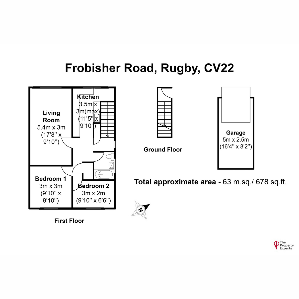 177, Frobisher Road, Rugby floorplan