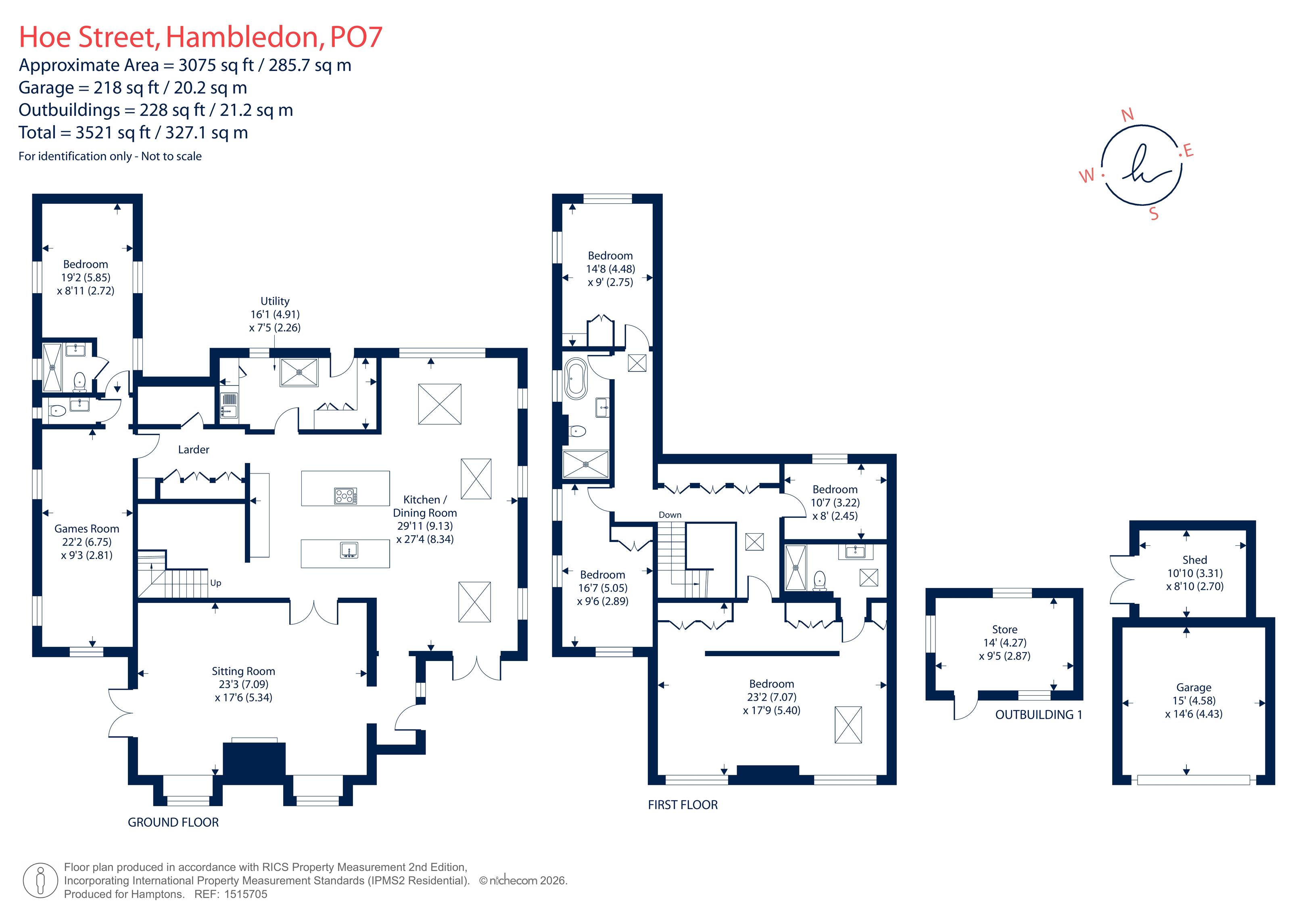 Lark Cottage, Hoe Street, Hambledon floorplan