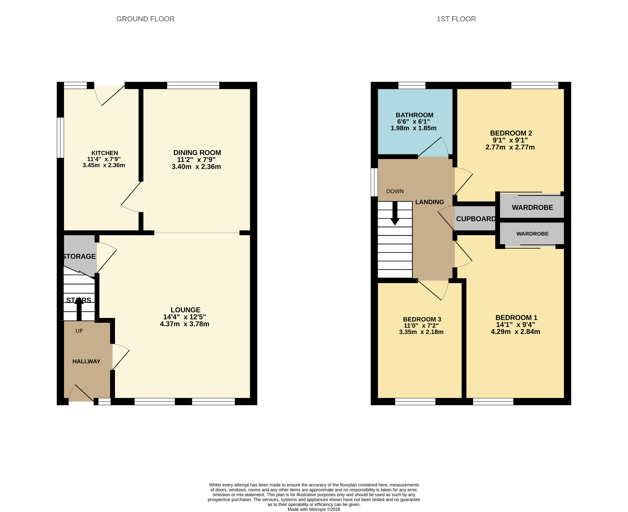 6, Hardgate Gardens, Glasgow floorplan
