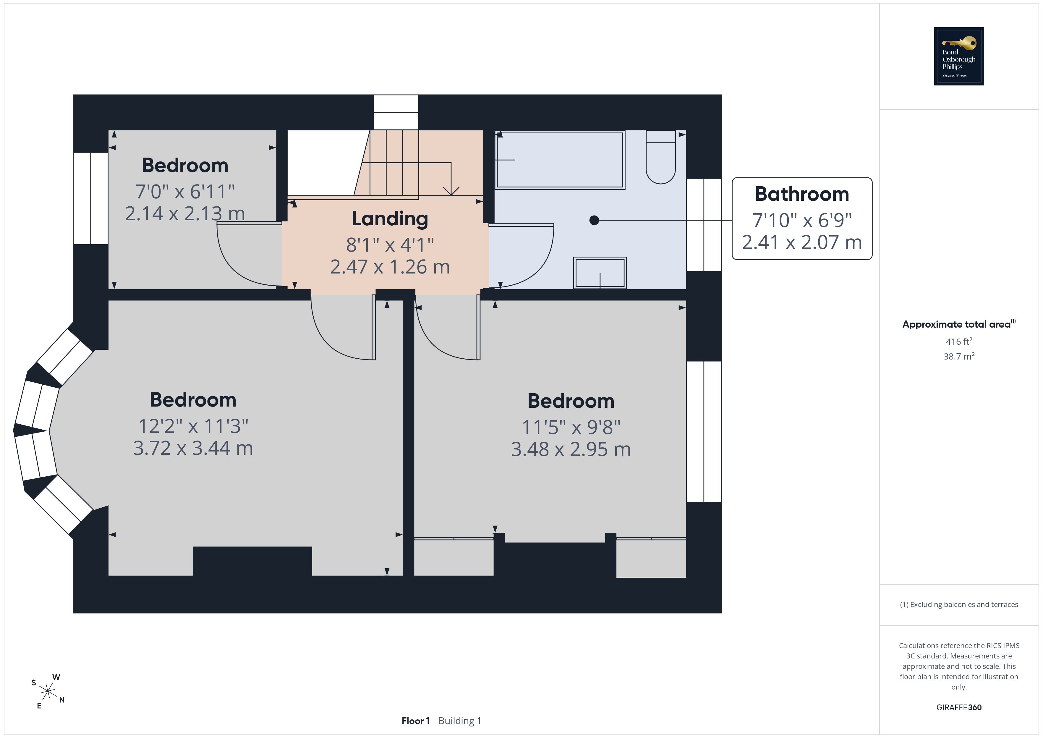 83, Old Exeter Road, Devon floorplan