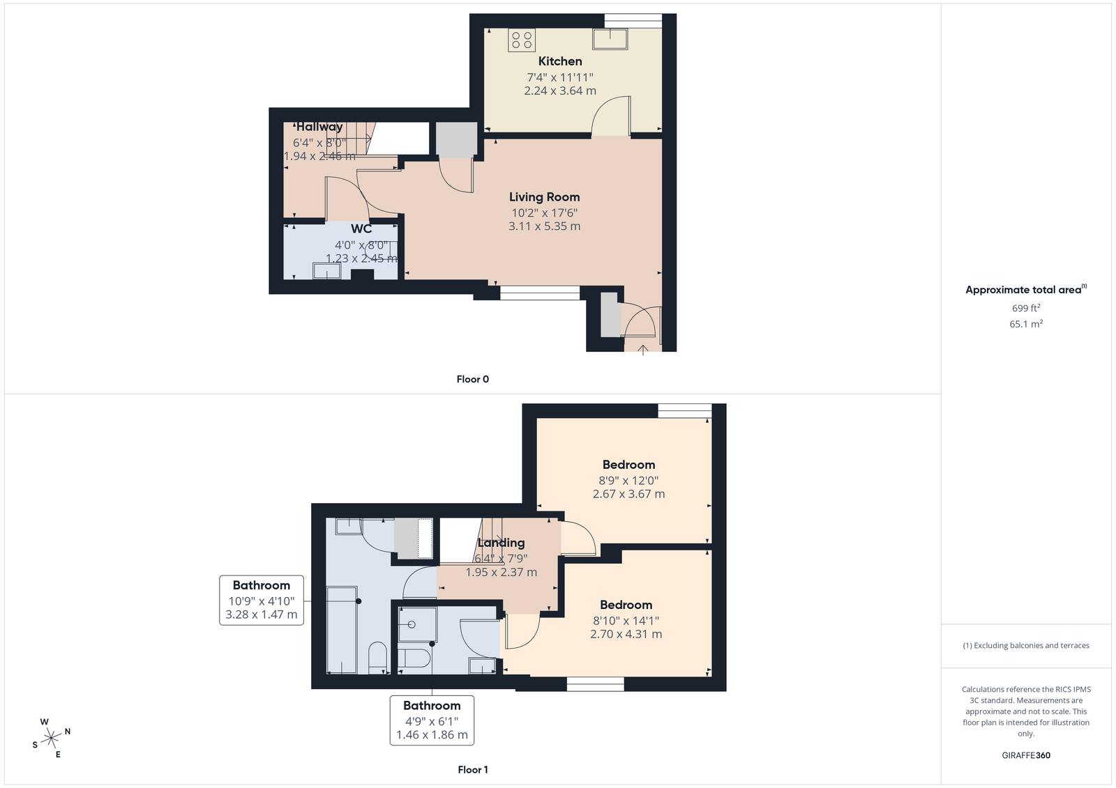 5 Seaford Sands, Roundham Road, Paignton floorplan