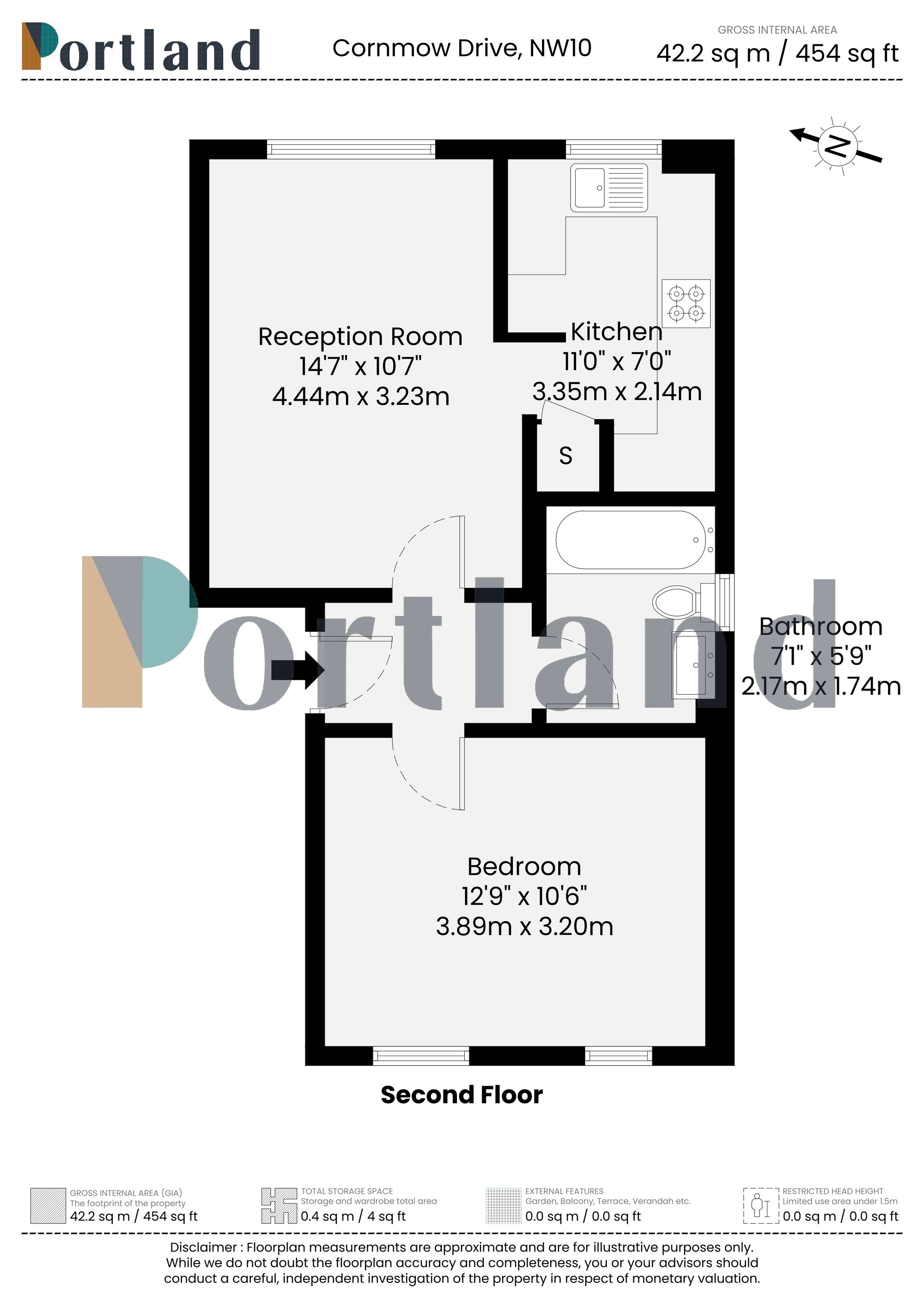 6 Cornmow Drive, London floorplan