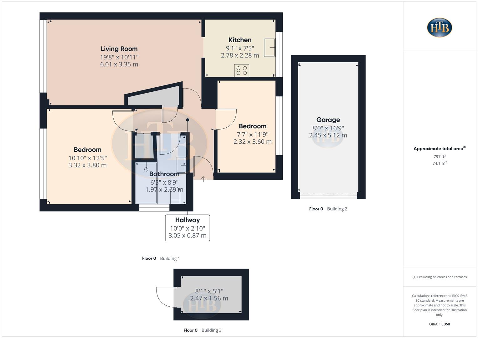 8b, Sidney Road, Walton-On-Thames floorplan