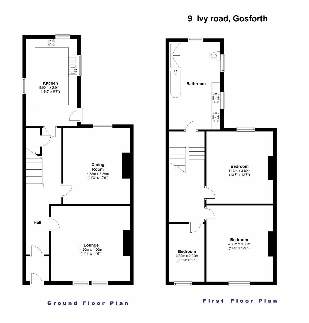 Ivy Road, Gosforth, Newcastle Upon Tyne, Tyne & Wear NE3, 3 bedroom terraced house for sale