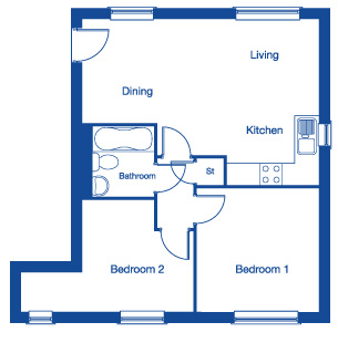 2 Bedrooms Flat for sale in Duddle Lane, Preston PR5