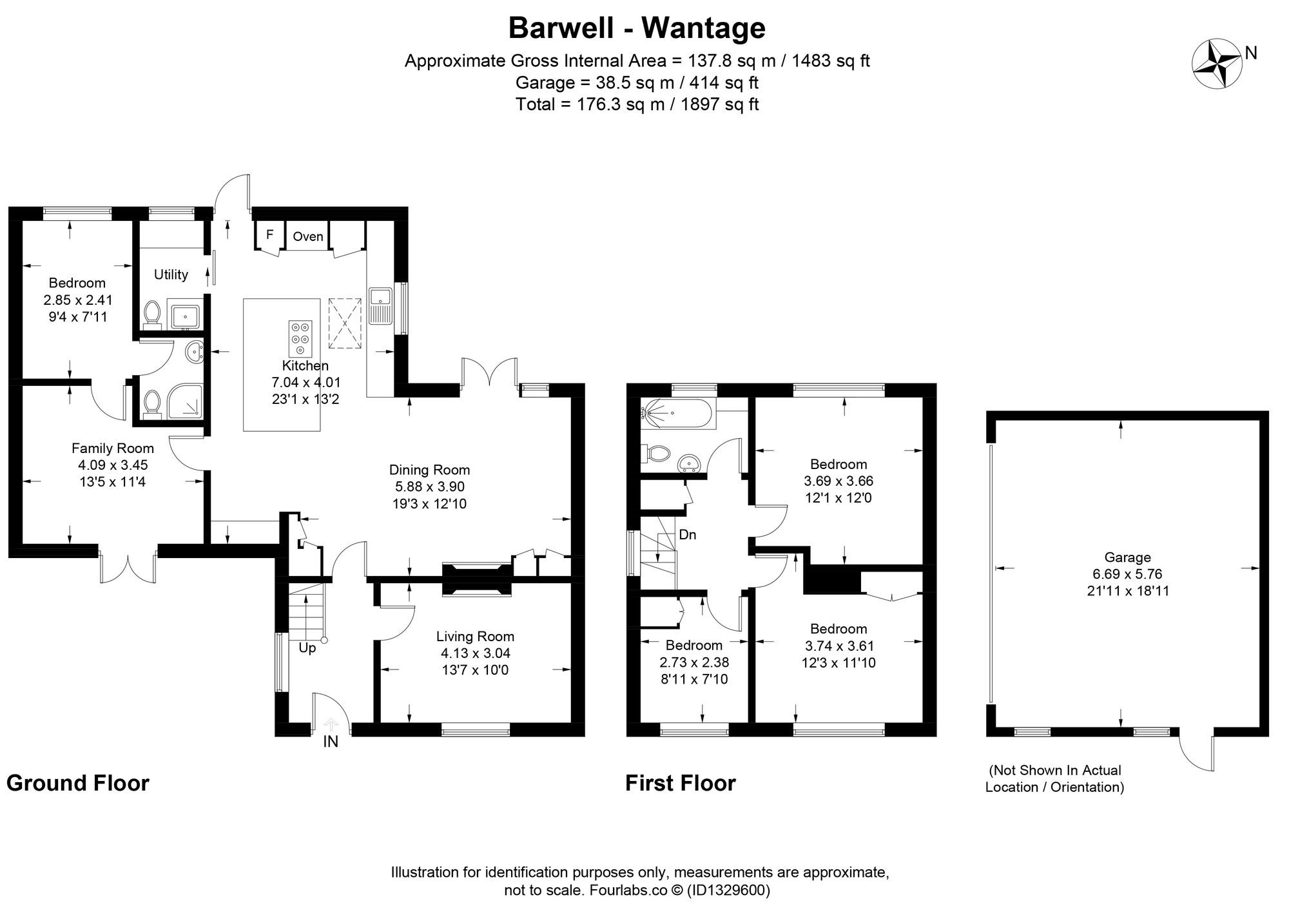 23 Barwell, Wantage floorplan