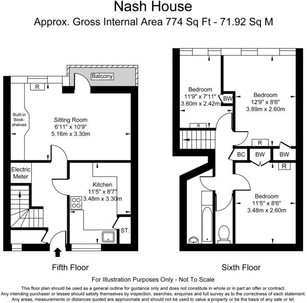 3 Bedrooms Flat to rent in Nash House, Pimlico SW1V