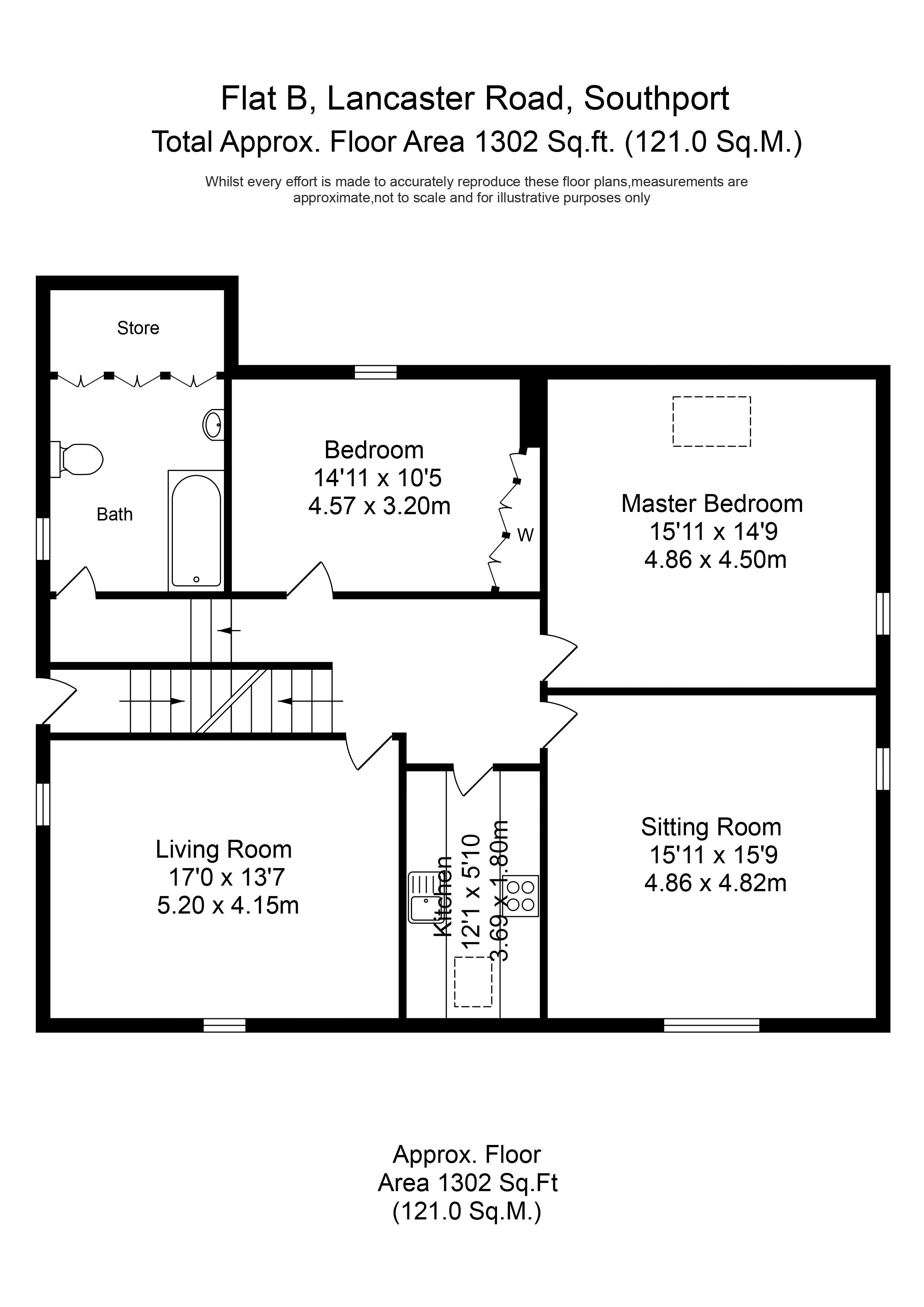 3 Bedrooms Flat for sale in Lancaster Road, Birkdale, Southport PR8