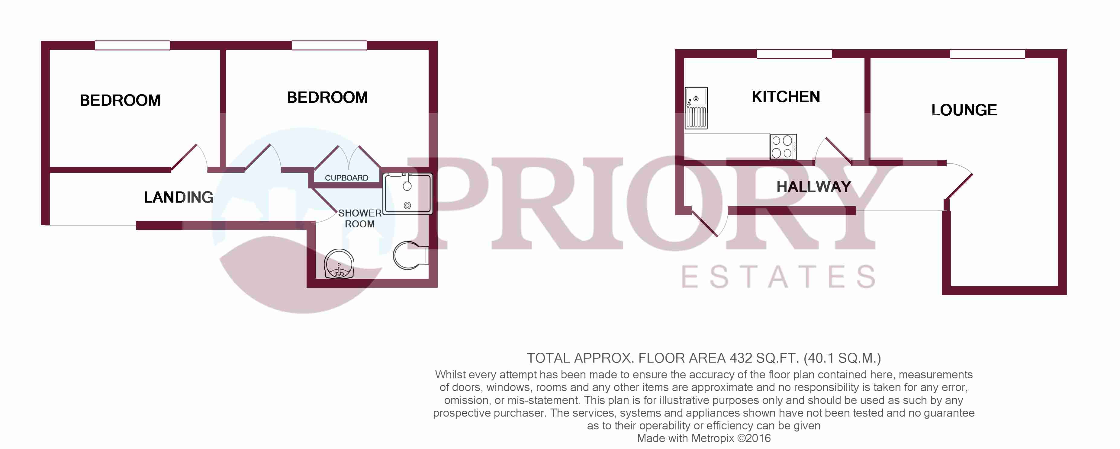 2, Marine Buildings, Walton On The Naze floorplan