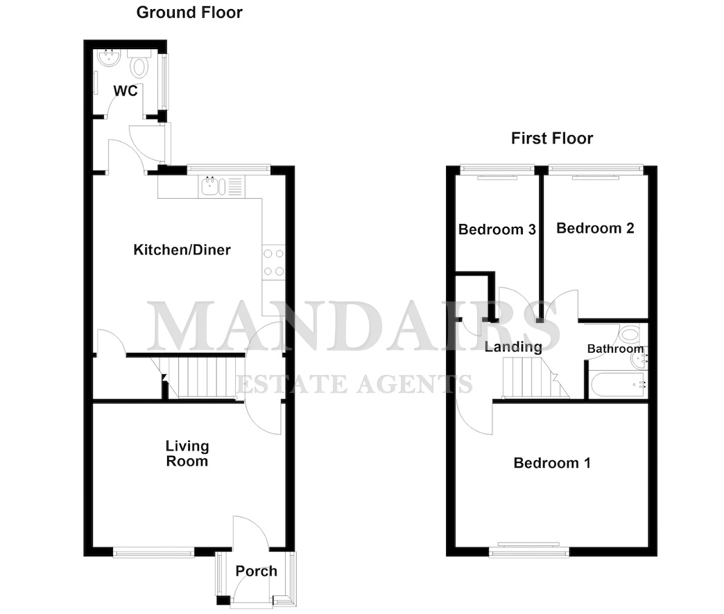64 Wootton Avenue, Peterborough floorplan