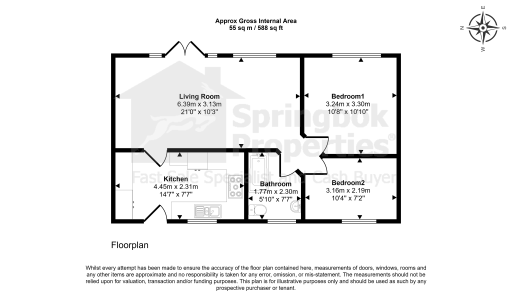 1a, Drove Road,, Weston-Super-Mare floorplan