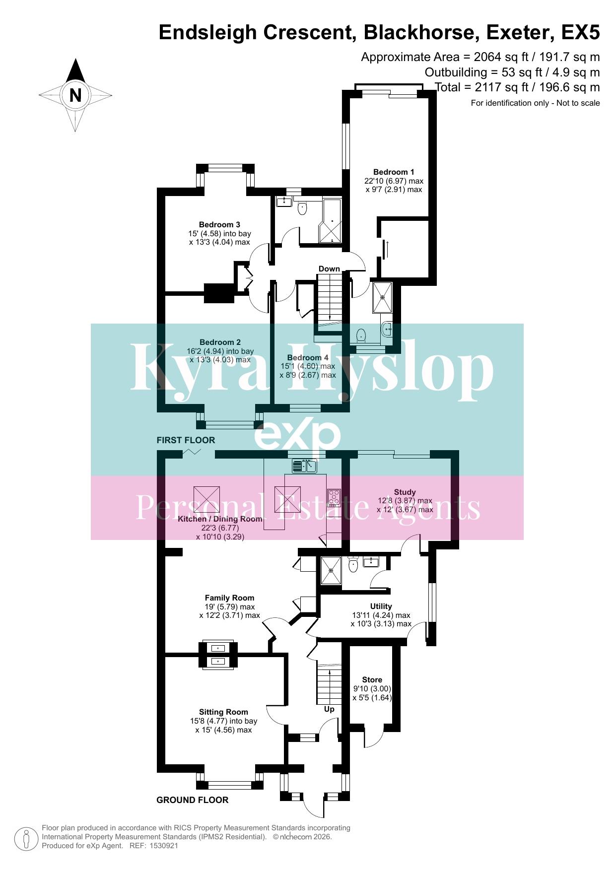 Endsleigh Crescent, Exeter floorplan
