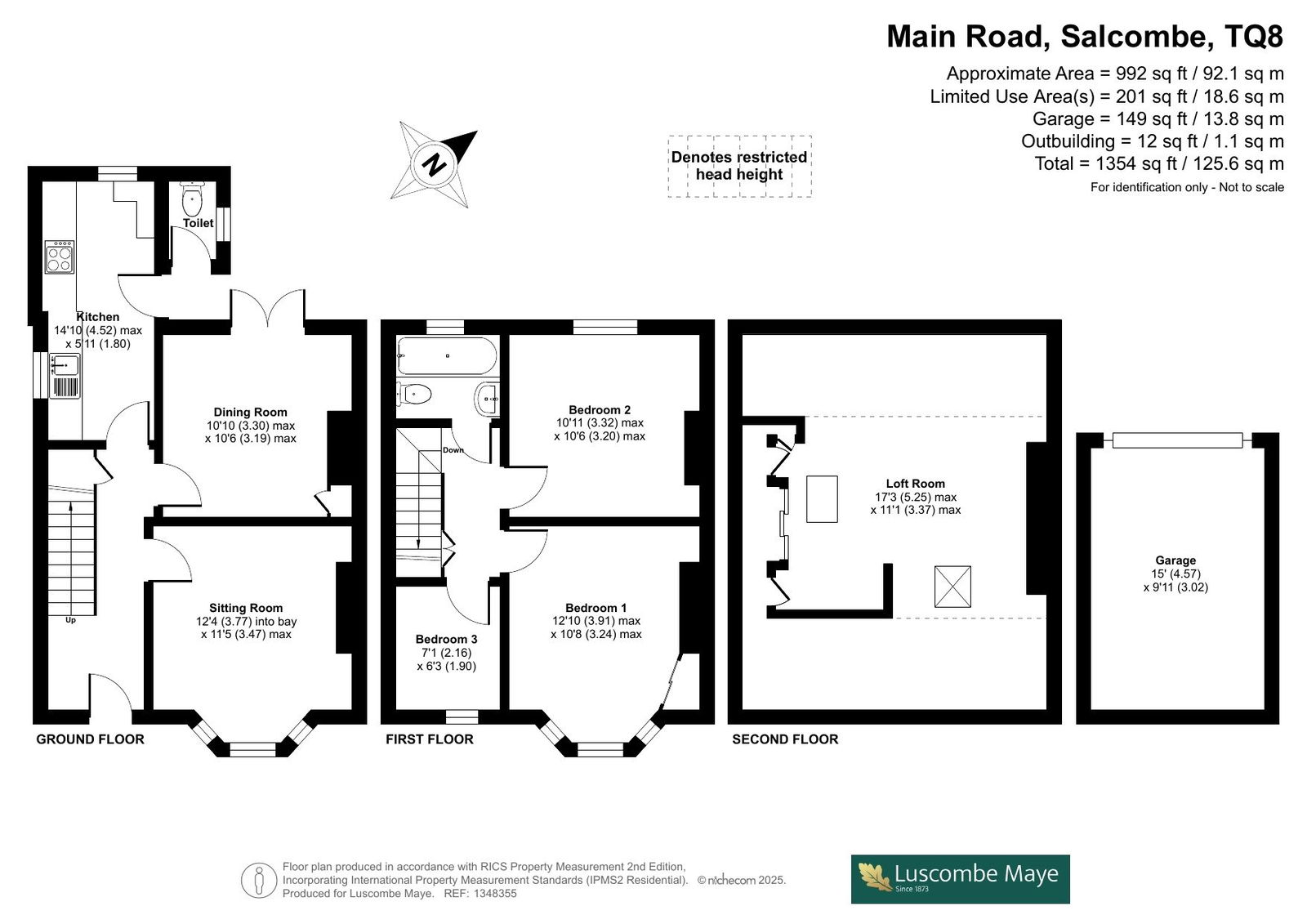 16, Westcotts,16, Main Road, Salcombe floorplan