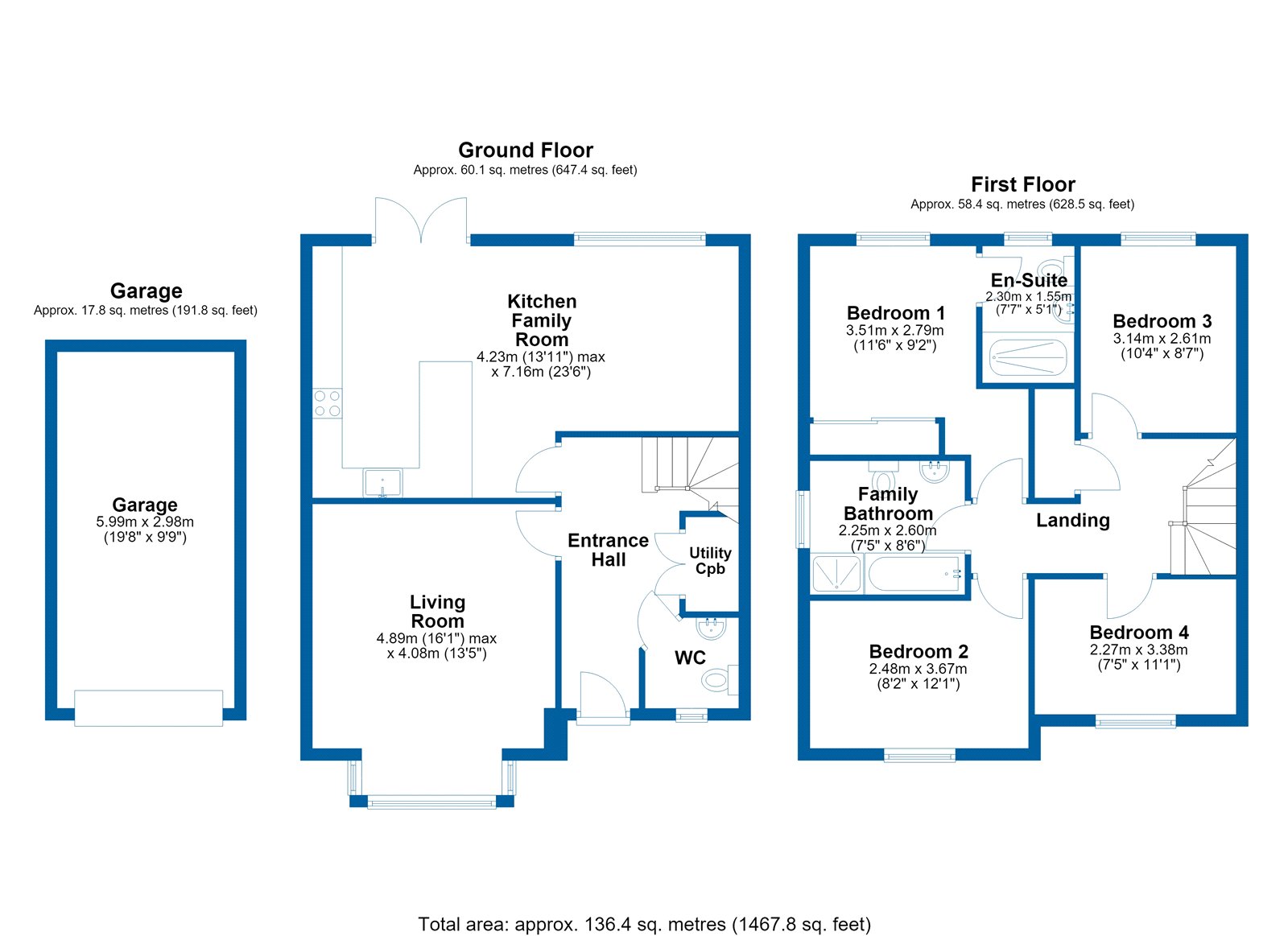 7, Clover Avenue, Colchester floorplan