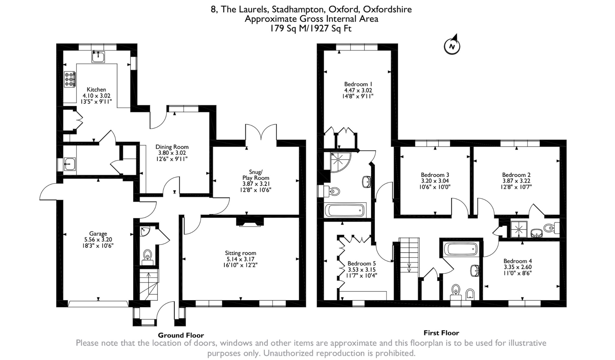 8 The Laurels, Stadhampton, Oxford floorplan