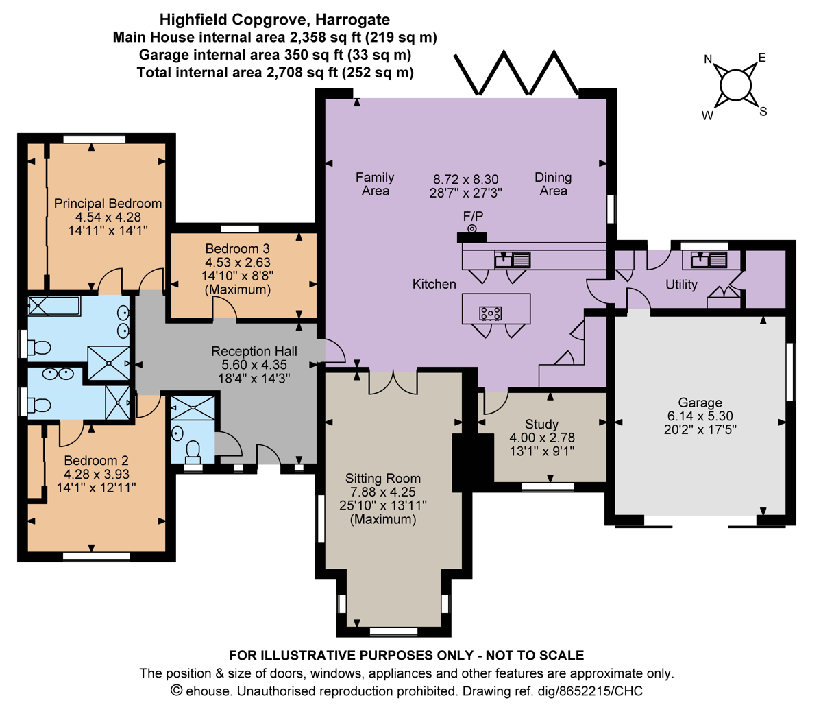 Highfield,, Copgrove, North Yorkshire floorplan