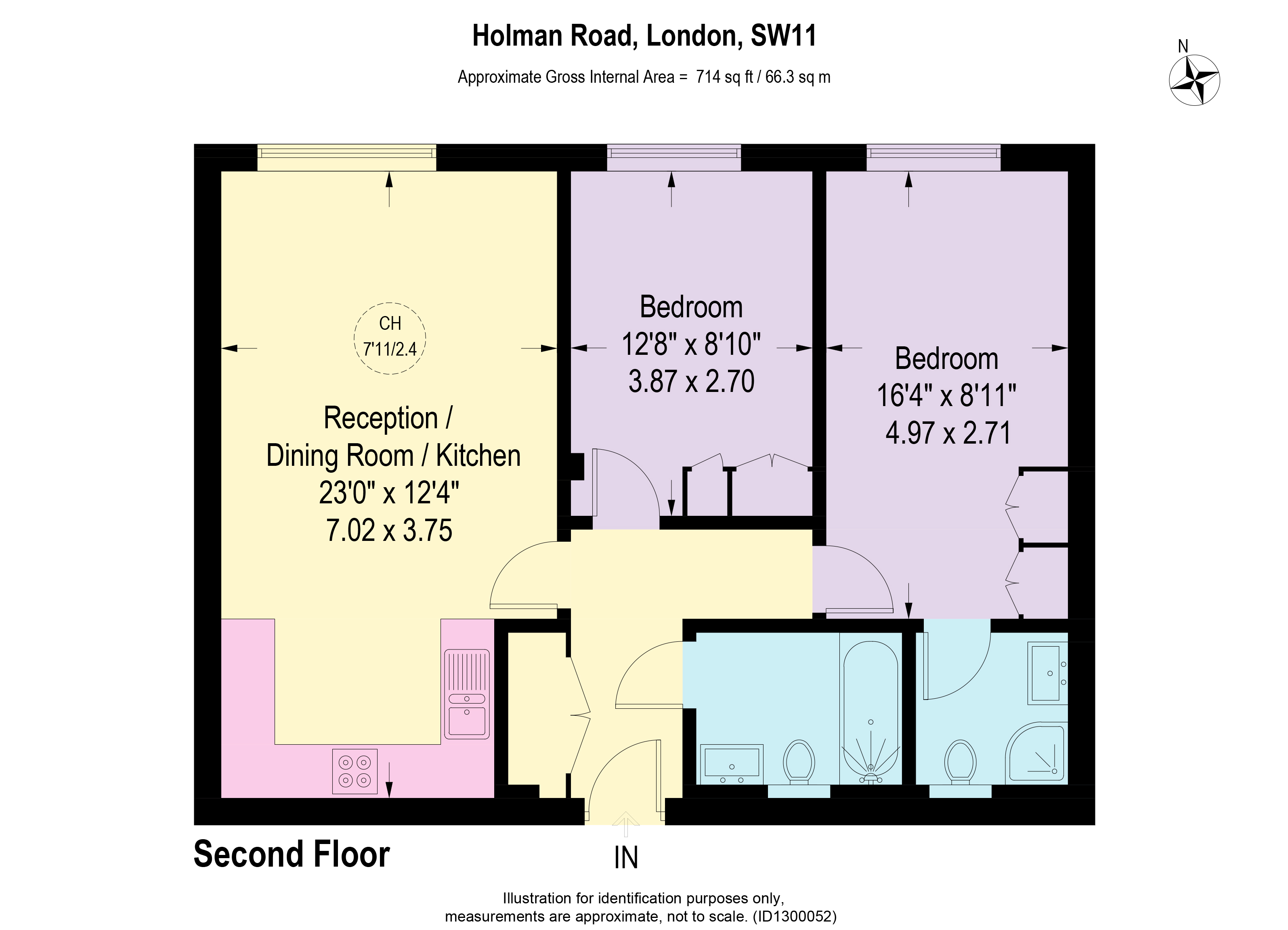 4, Holman Road, London floorplan