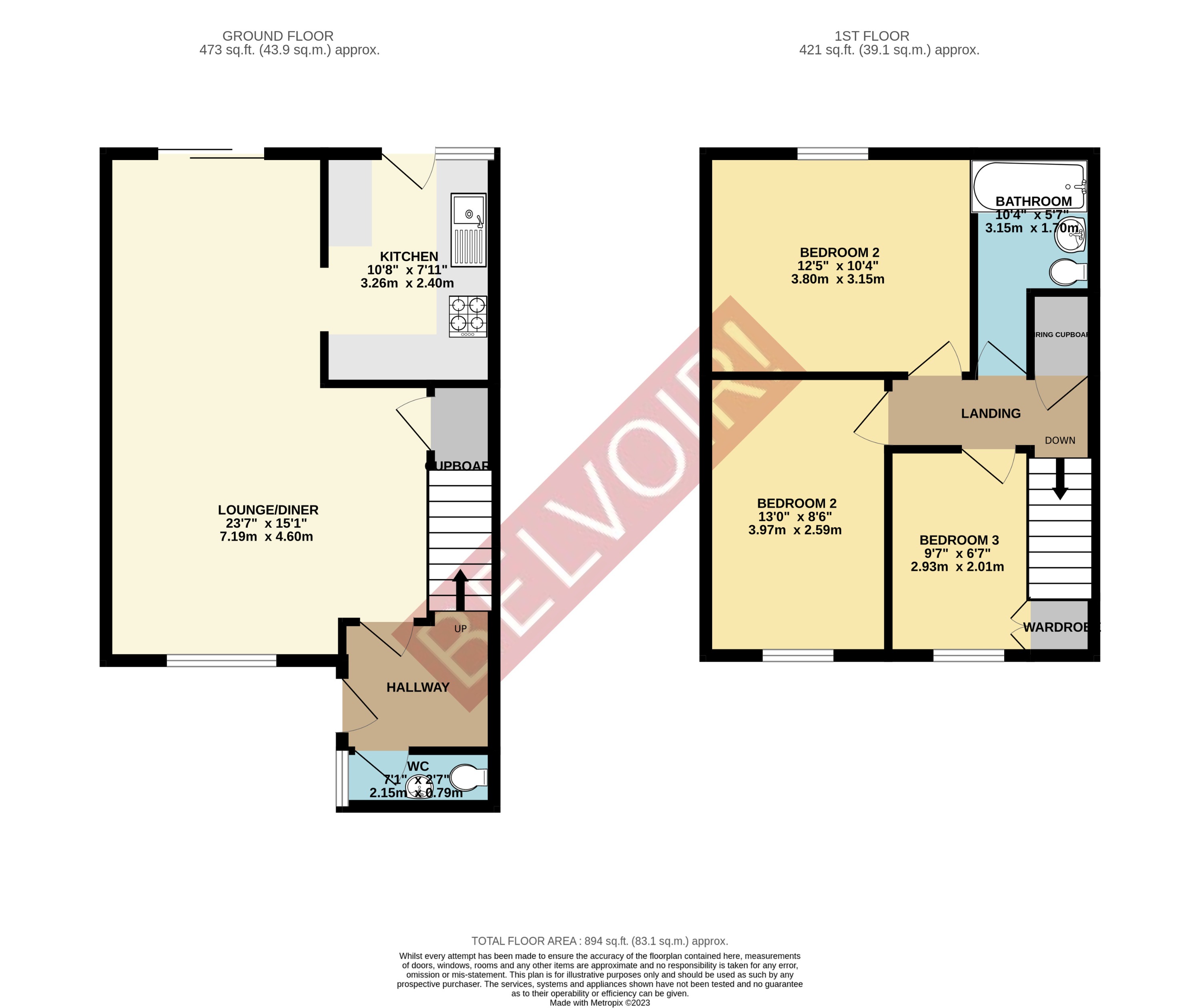 13, Welbourne Gardens, Bedford floorplan