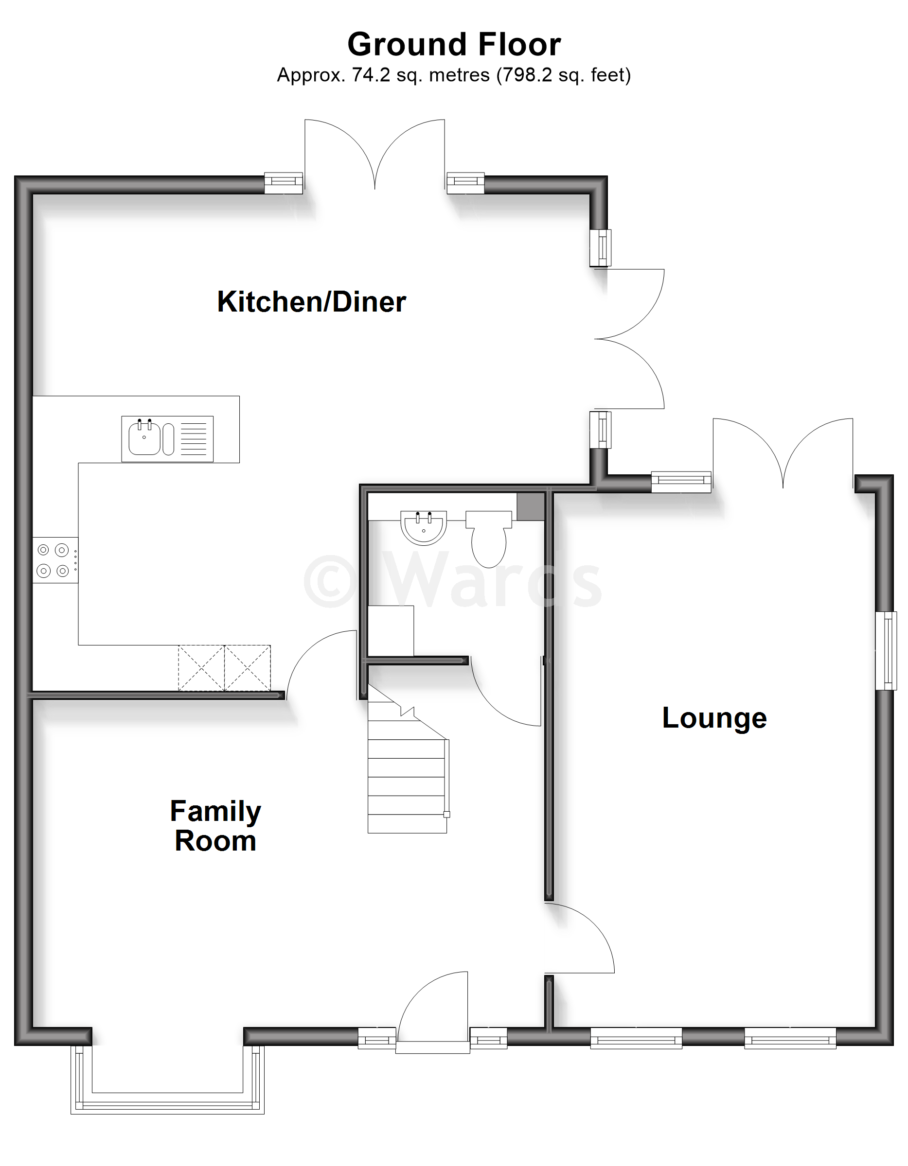35, Village Road, Rochester floorplan
