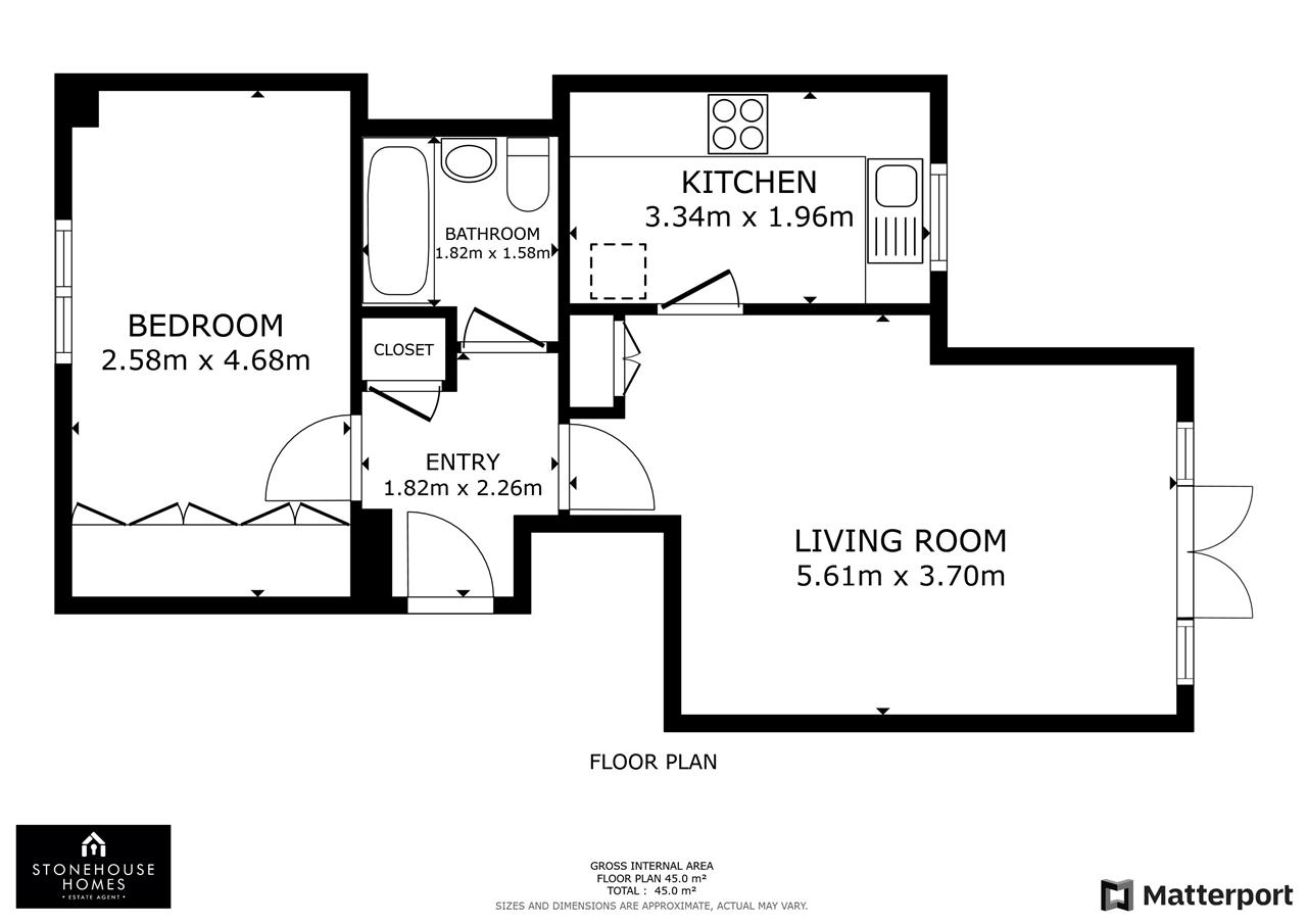 9A, Calvert Court, Preston floorplan