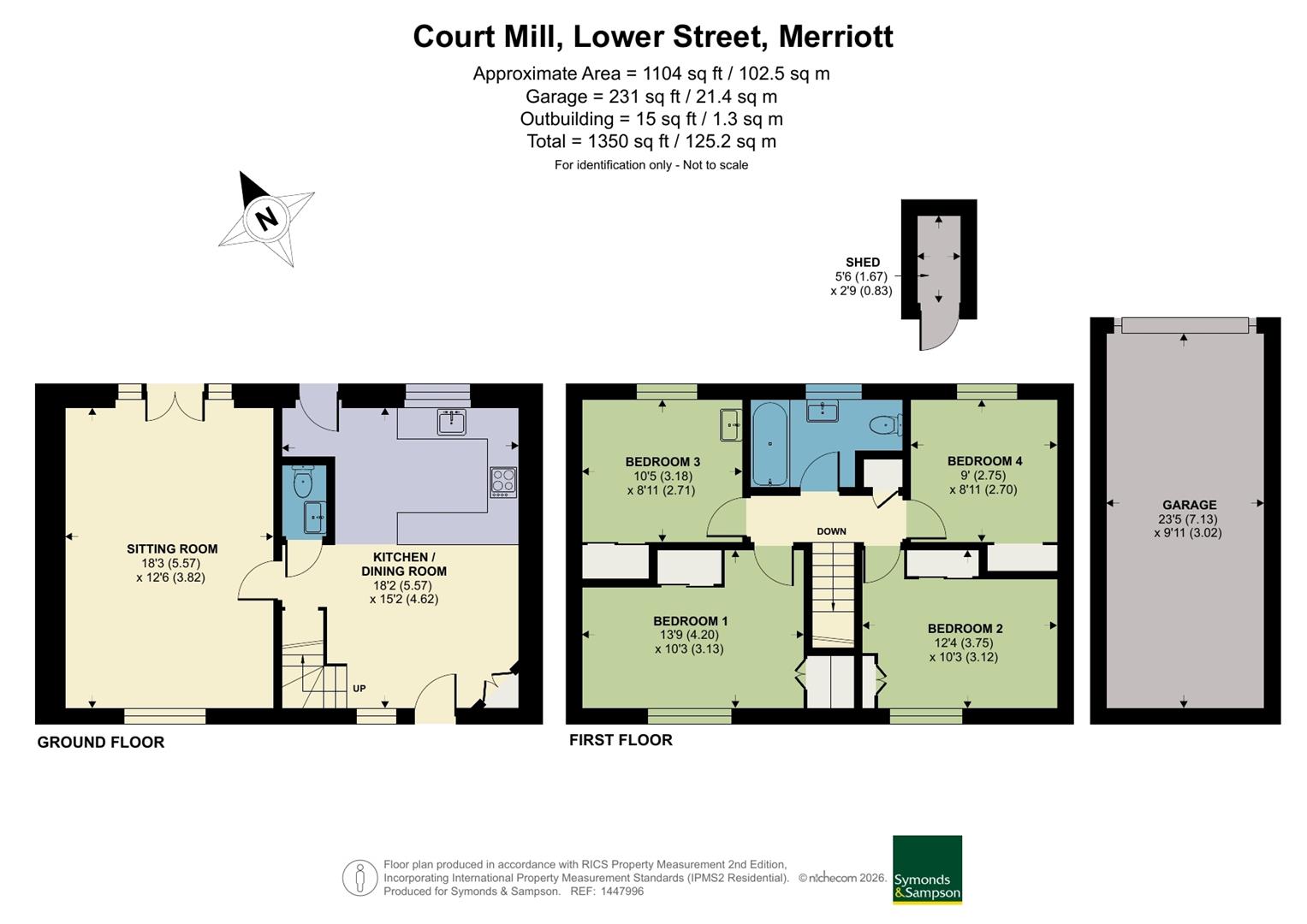 Stable Cottage, Court Mill Lane, Merriott floorplan