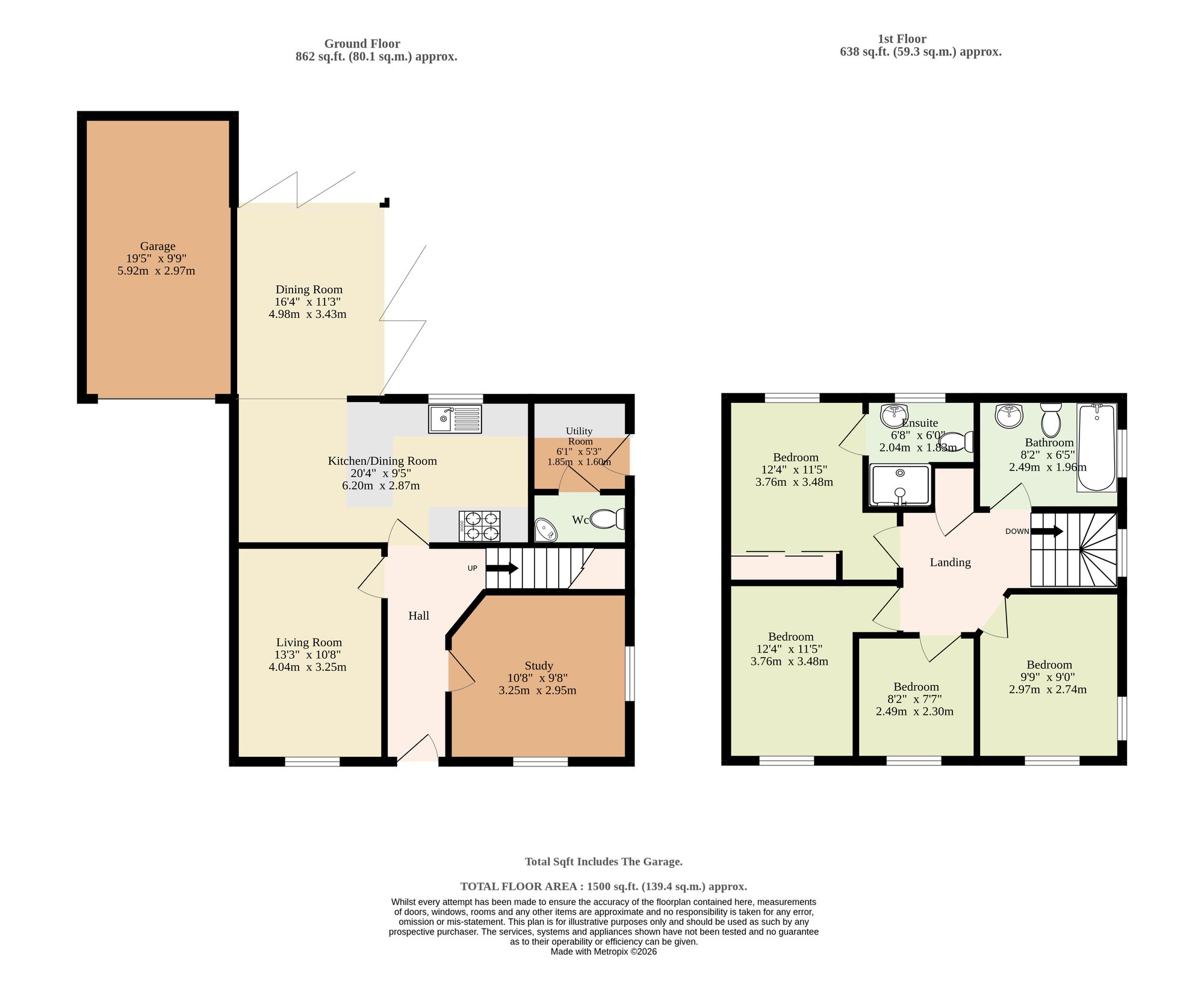 2, Pascoe Drive, Great Yarmouth floorplan