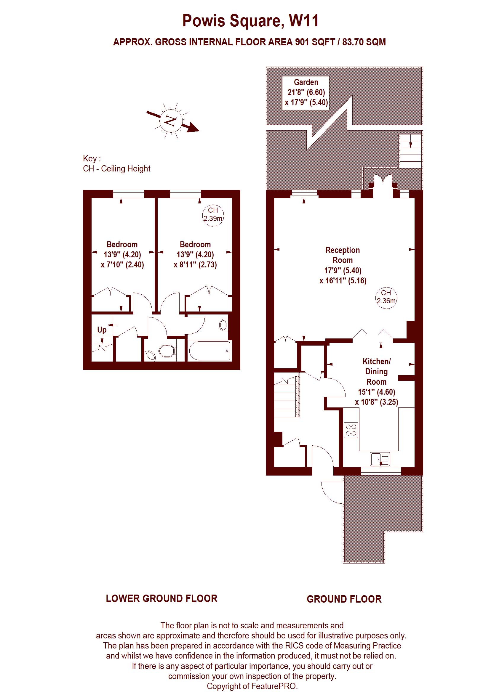 2 Bedrooms Maisonette for sale in Powis Square, London W11