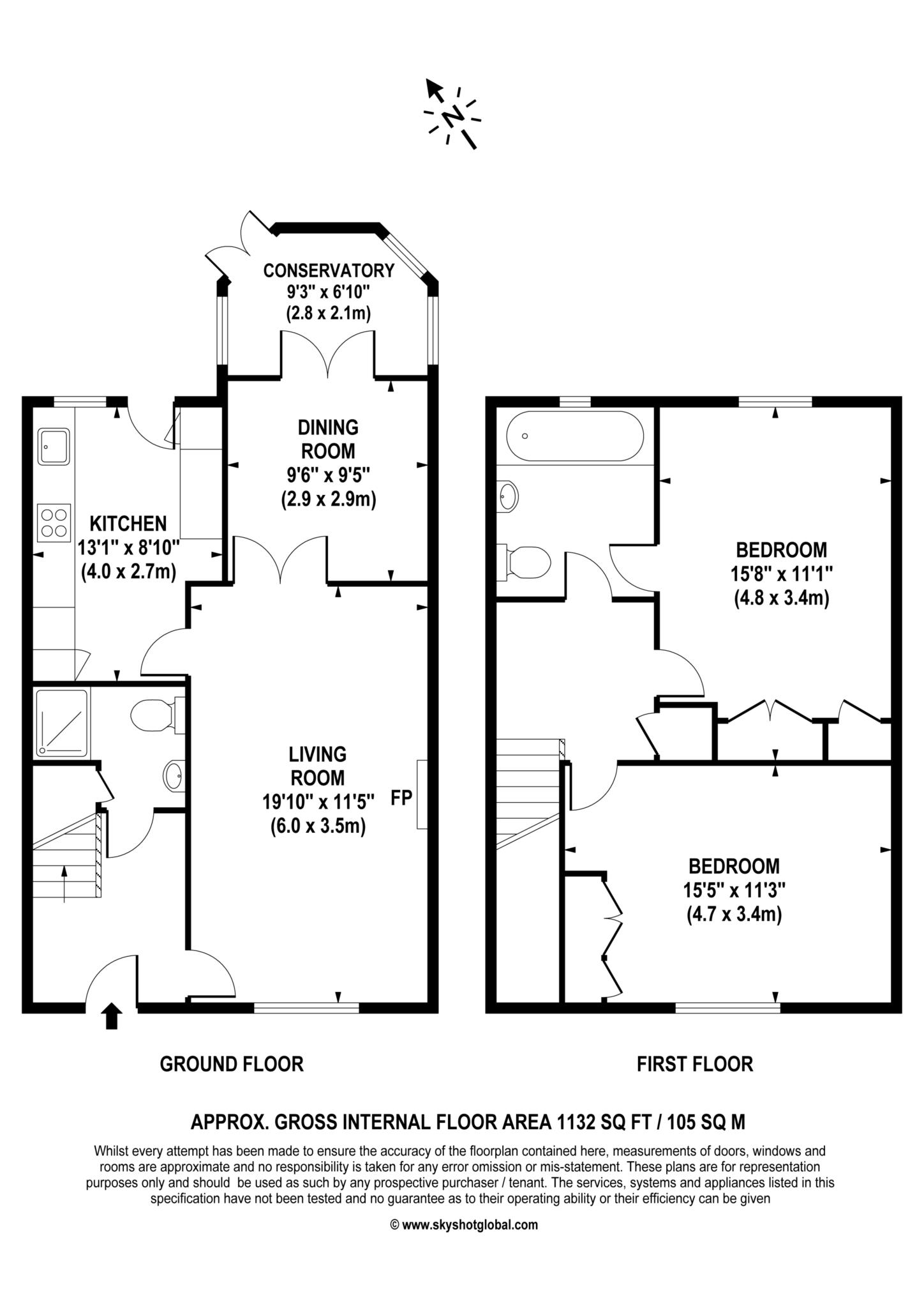 5 Mytchett Heath, Camberley floorplan