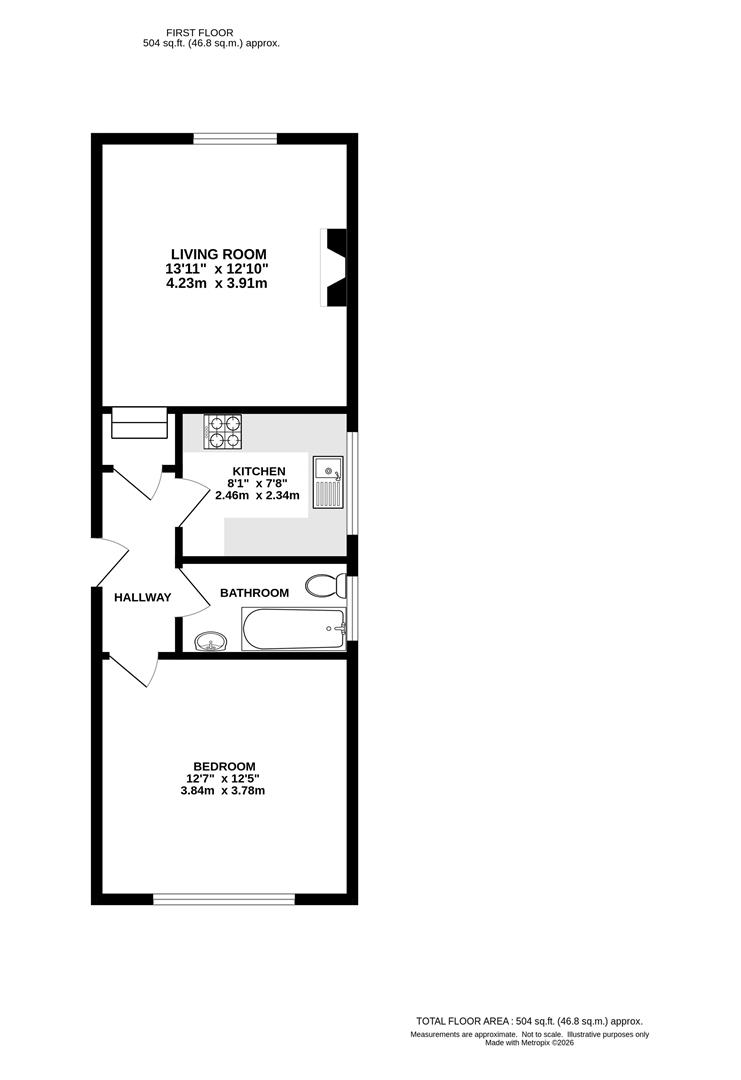 116C, Woodman Road, Brentwood floorplan