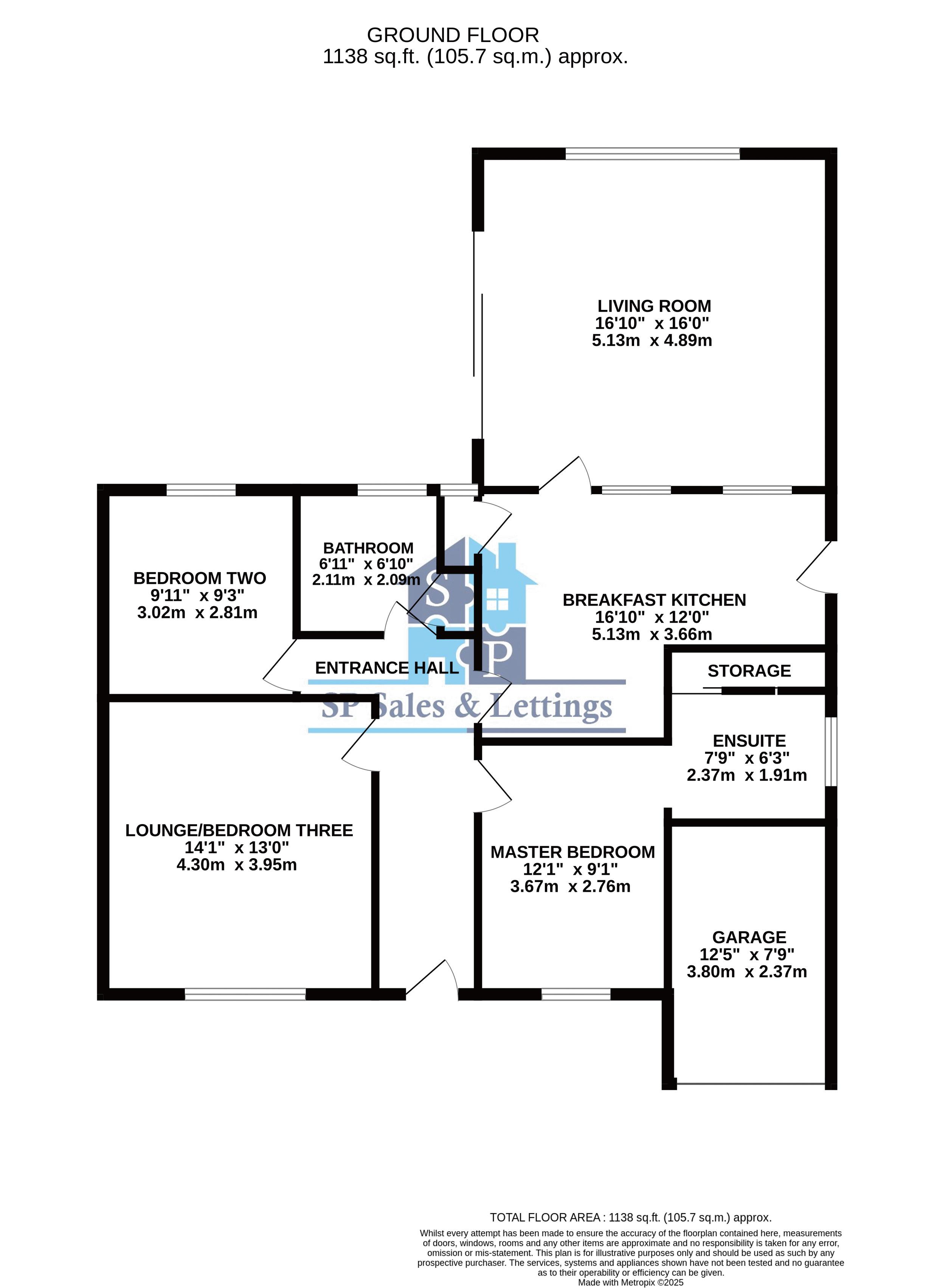 62, Brick Kiln Lane, Loughborough floorplan