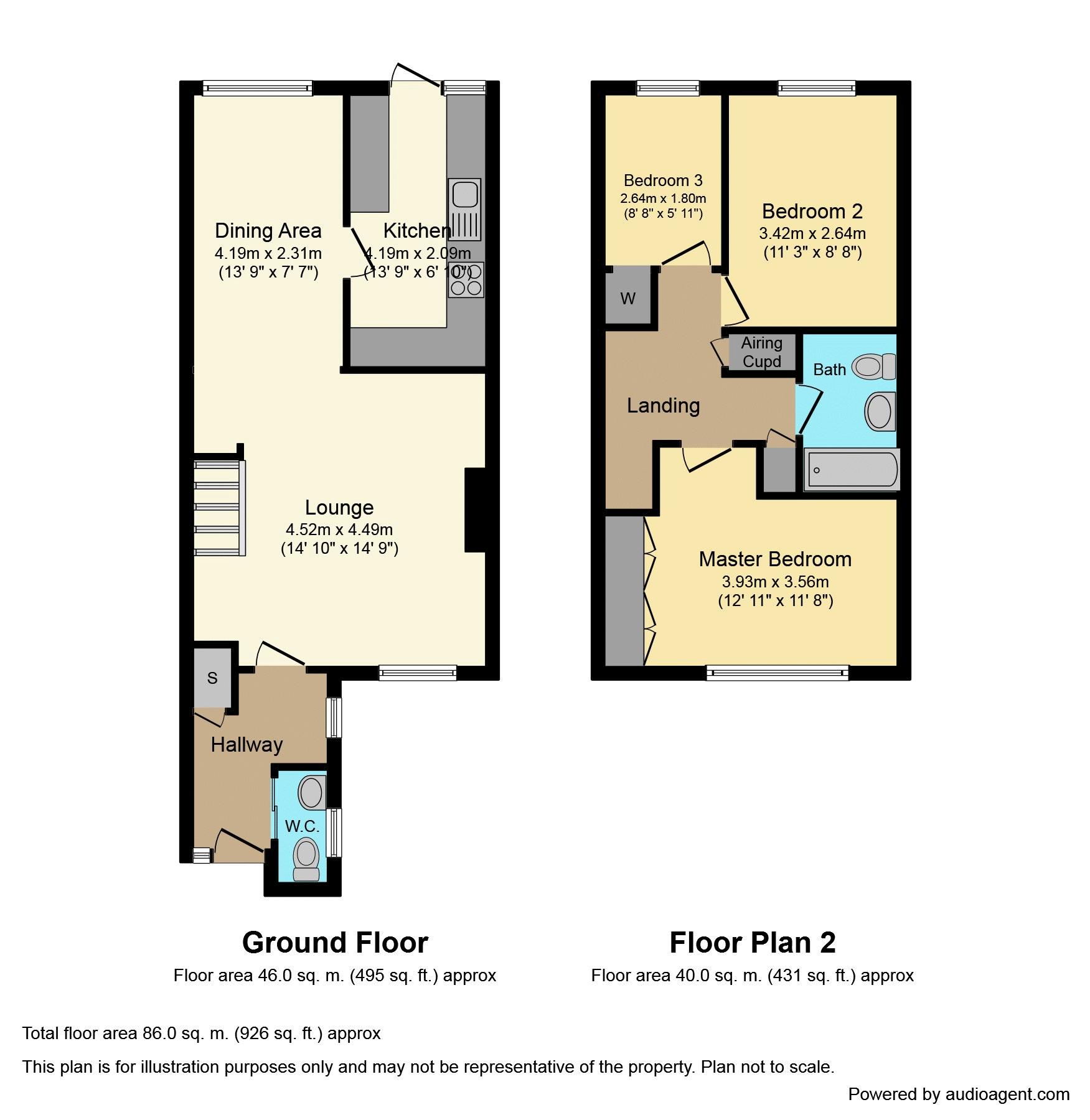 3 bed end terrace house for sale in Wilkinson Close, Eaton Socon, St
