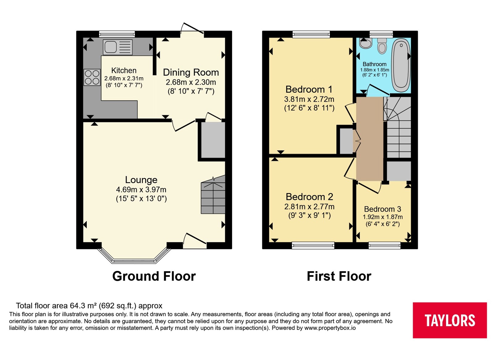 47, Apperley Drive, Gloucester floorplan