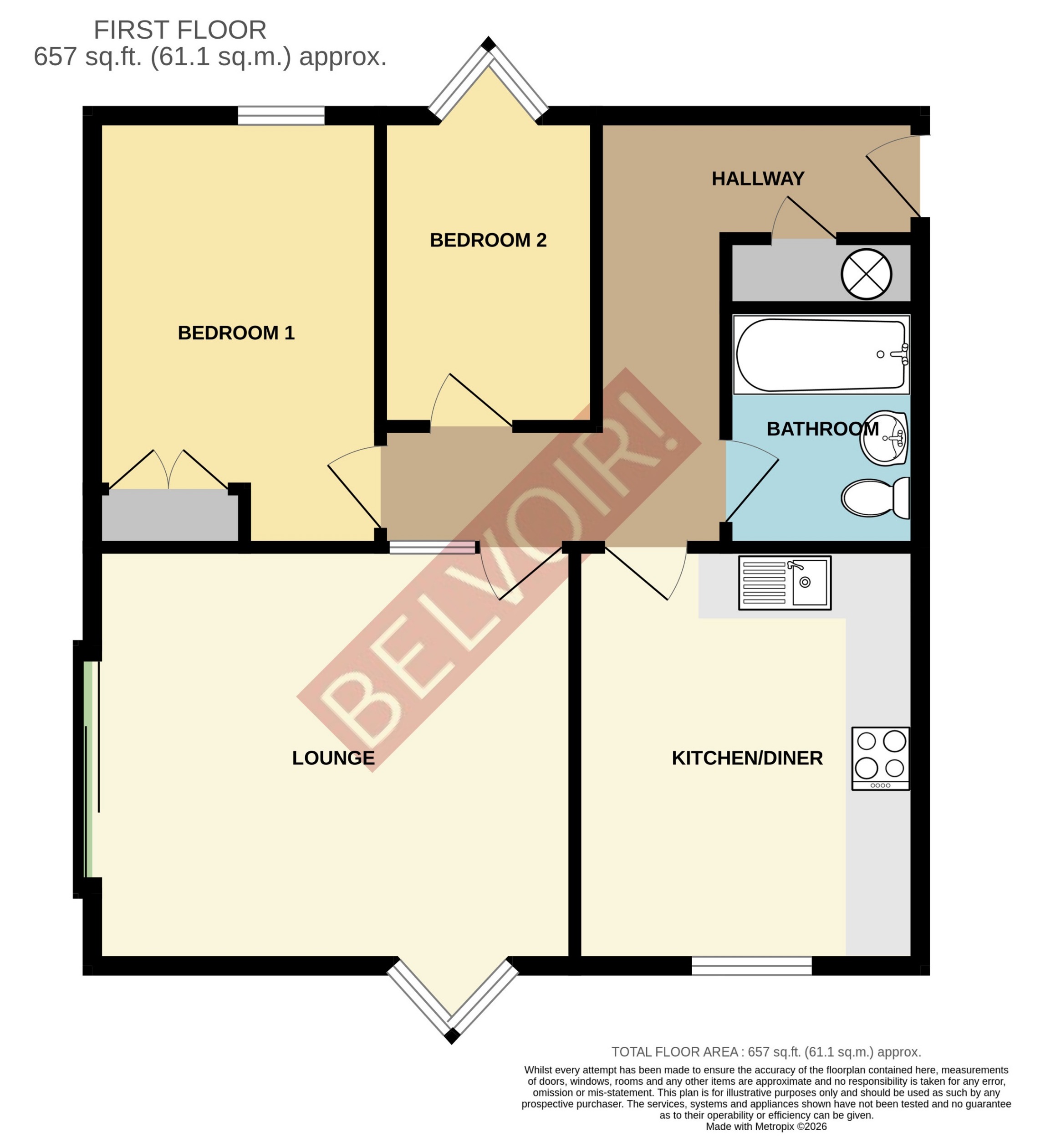 28, Regal Court, Bancroft, Hitchin floorplan