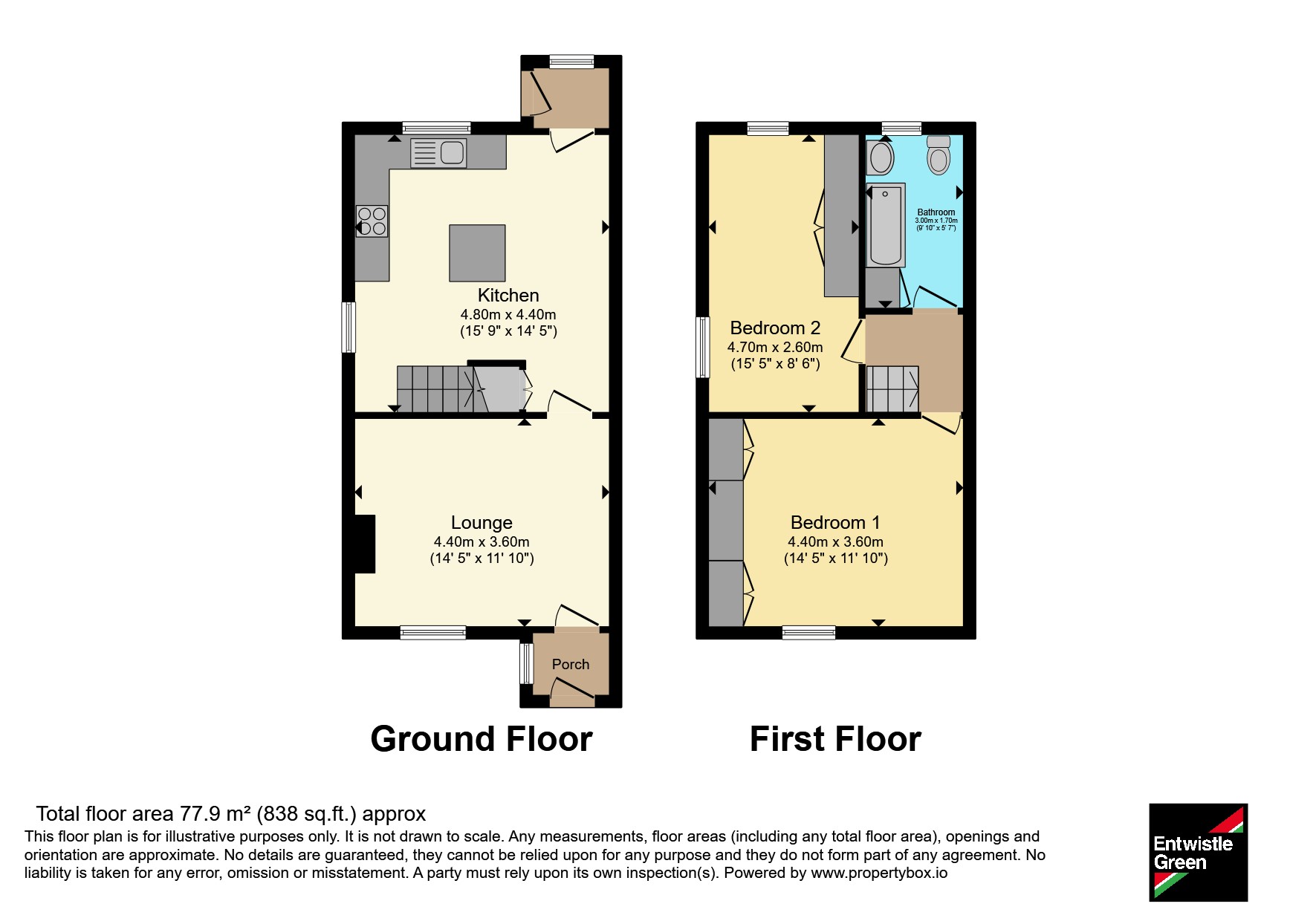 74, Bolton Road, Bury floorplan