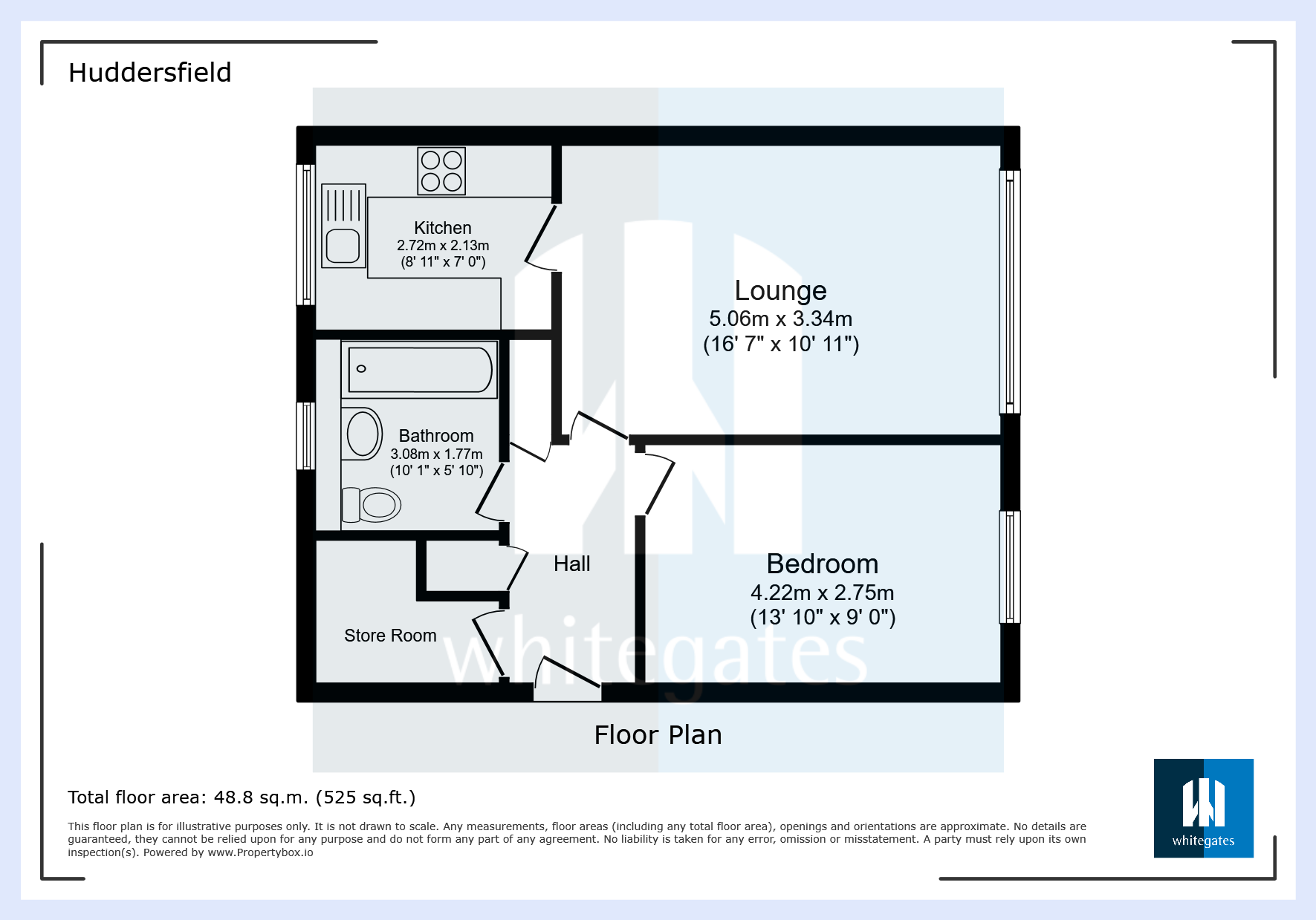53a, Longfield Avenue, Huddersfield floorplan