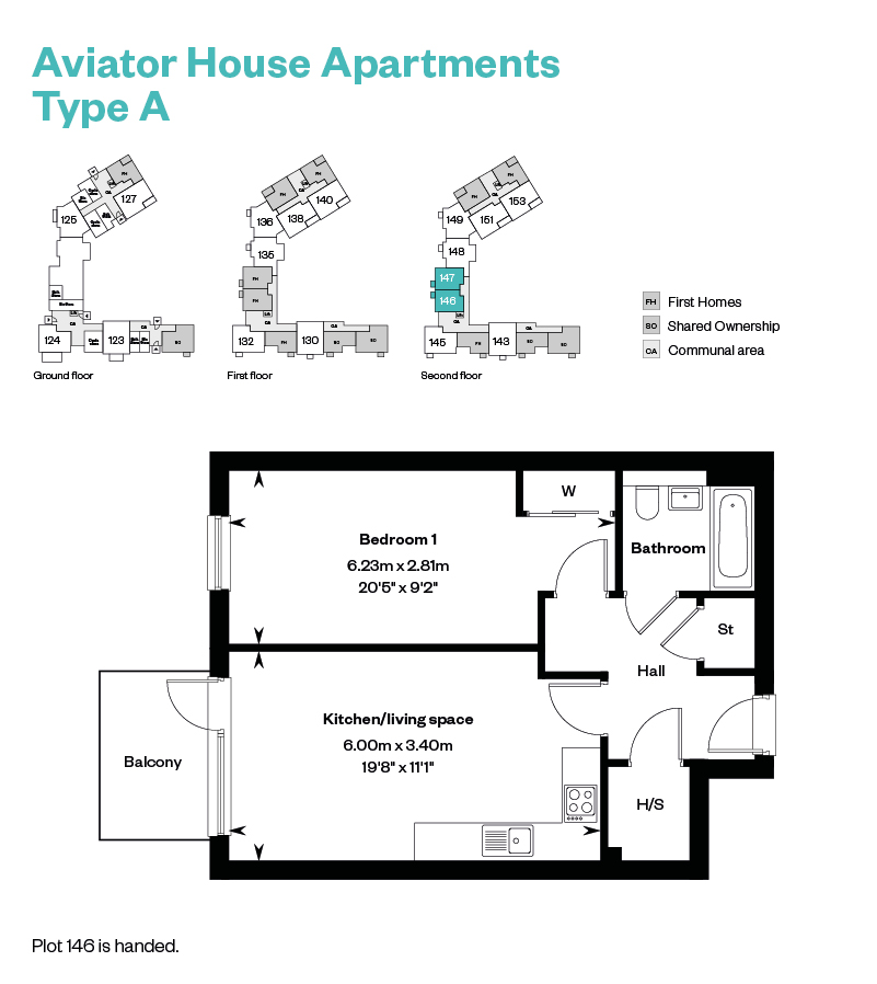 Aviator House at Brooklands Grove, Weybridge floorplan