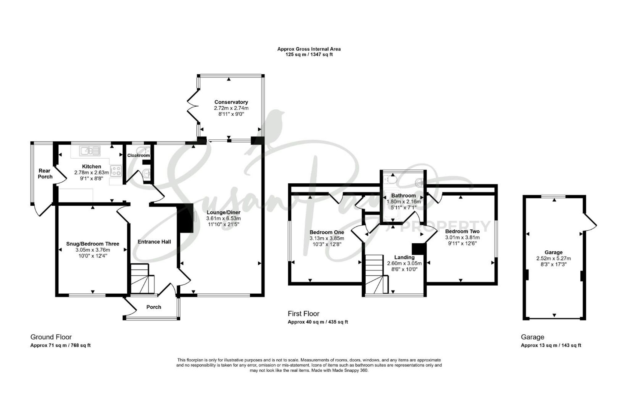2 Hollow Glade, Ventnor floorplan