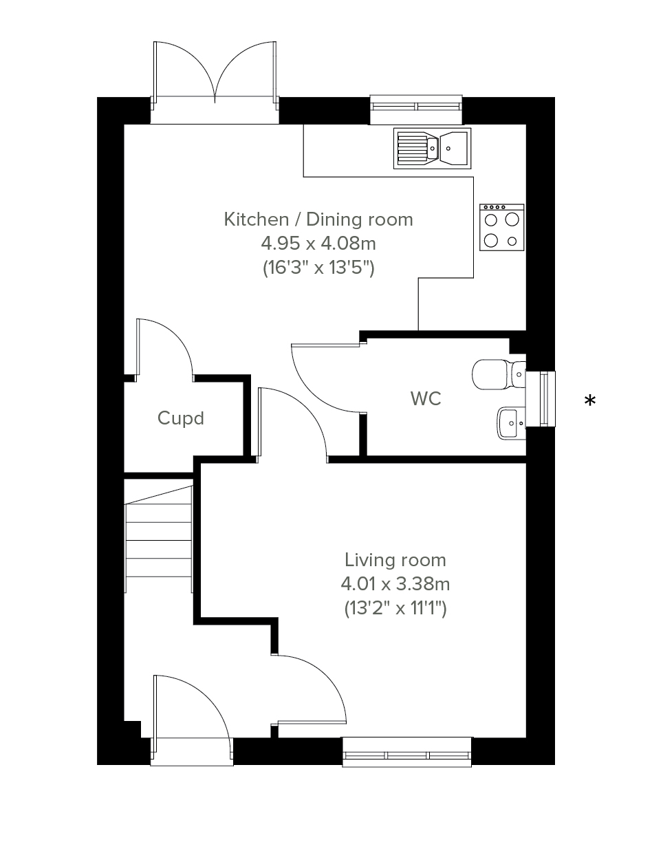 213, Broad Street Green Road, Heybridge floorplan