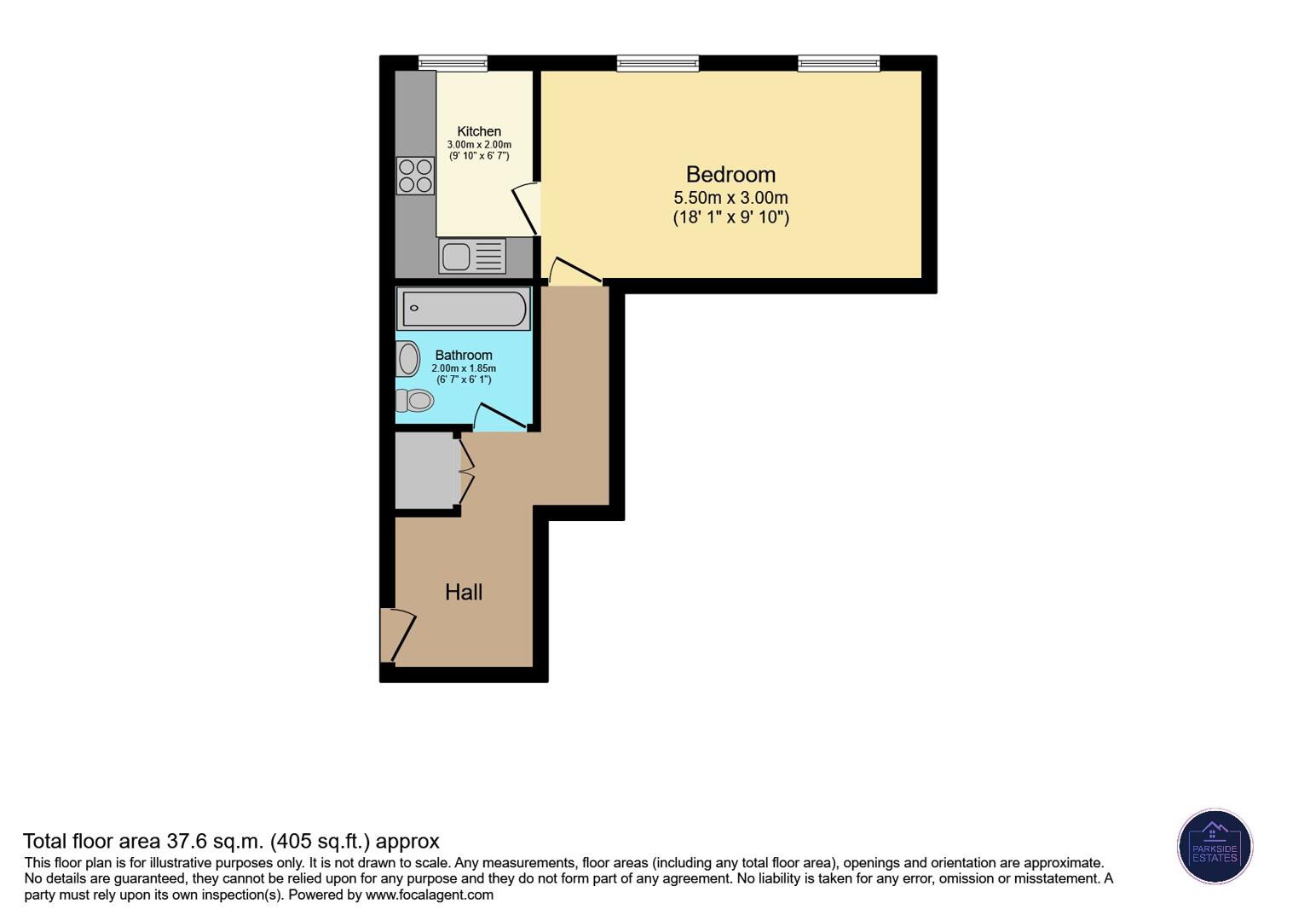Flat 2, 975, High Road, London floorplan
