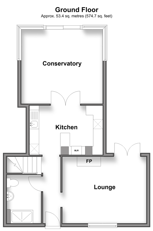 St. Werburgh Crescent Hoo, Rochester floorplan