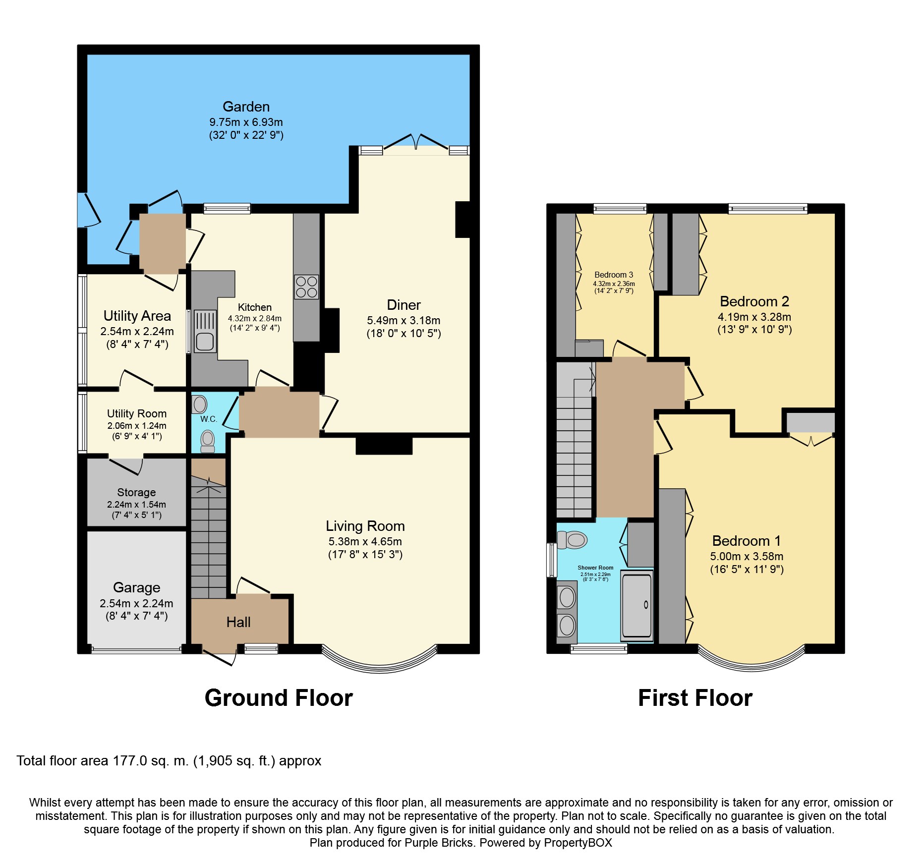 3 Bedrooms Detached house for sale in Lawrence Road, Hove BN3