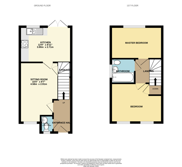 14, Manningham Lane, Kettering floorplan