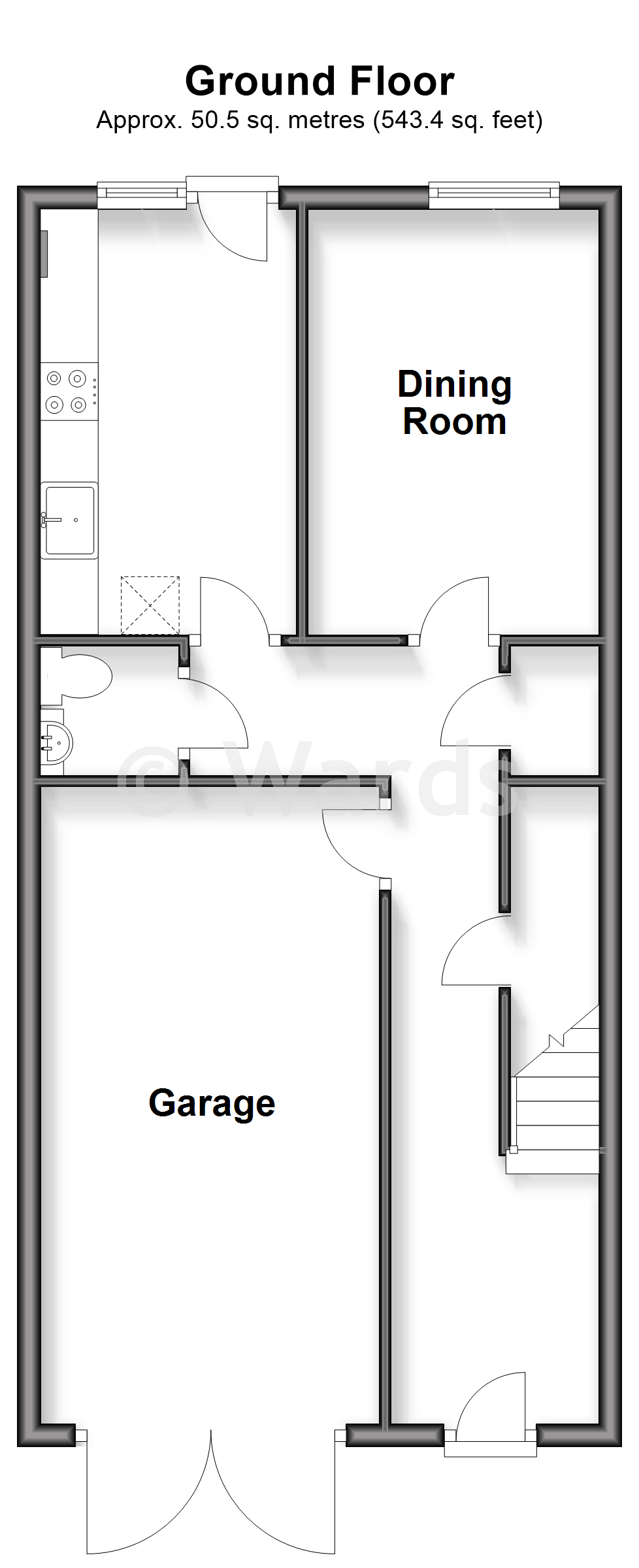 The Oast, St. Lawrence Forstal, Canterbury floorplan