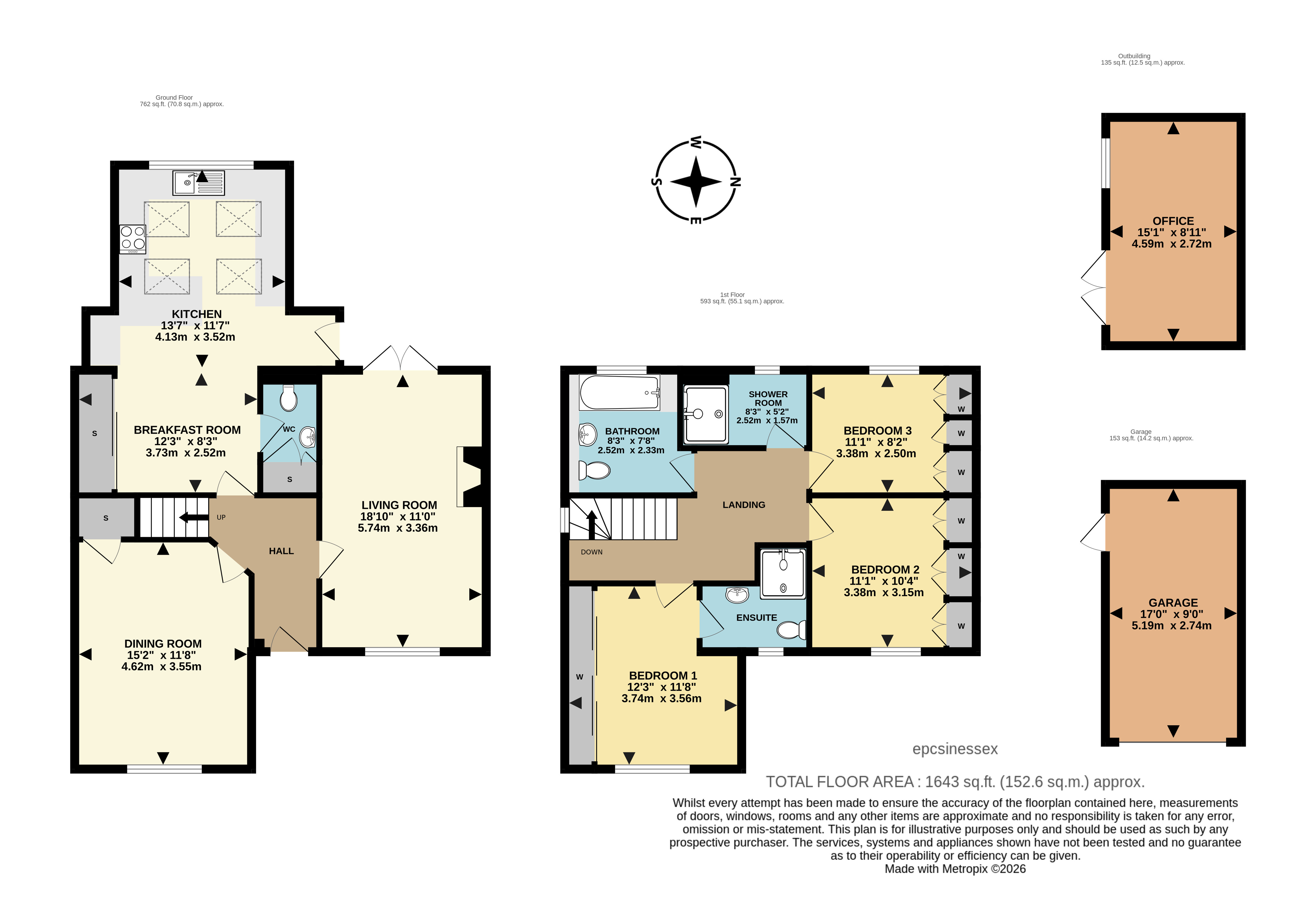 The Yews,, High Road, Stanford-le-Hope floorplan