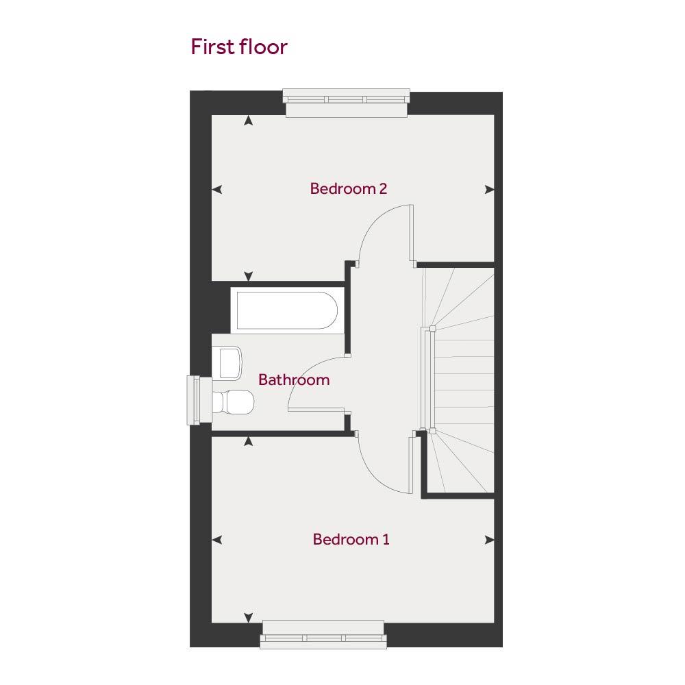Plot 6, The Glaven, Willow Grange, Mastin Moor Chesterfield floorplan