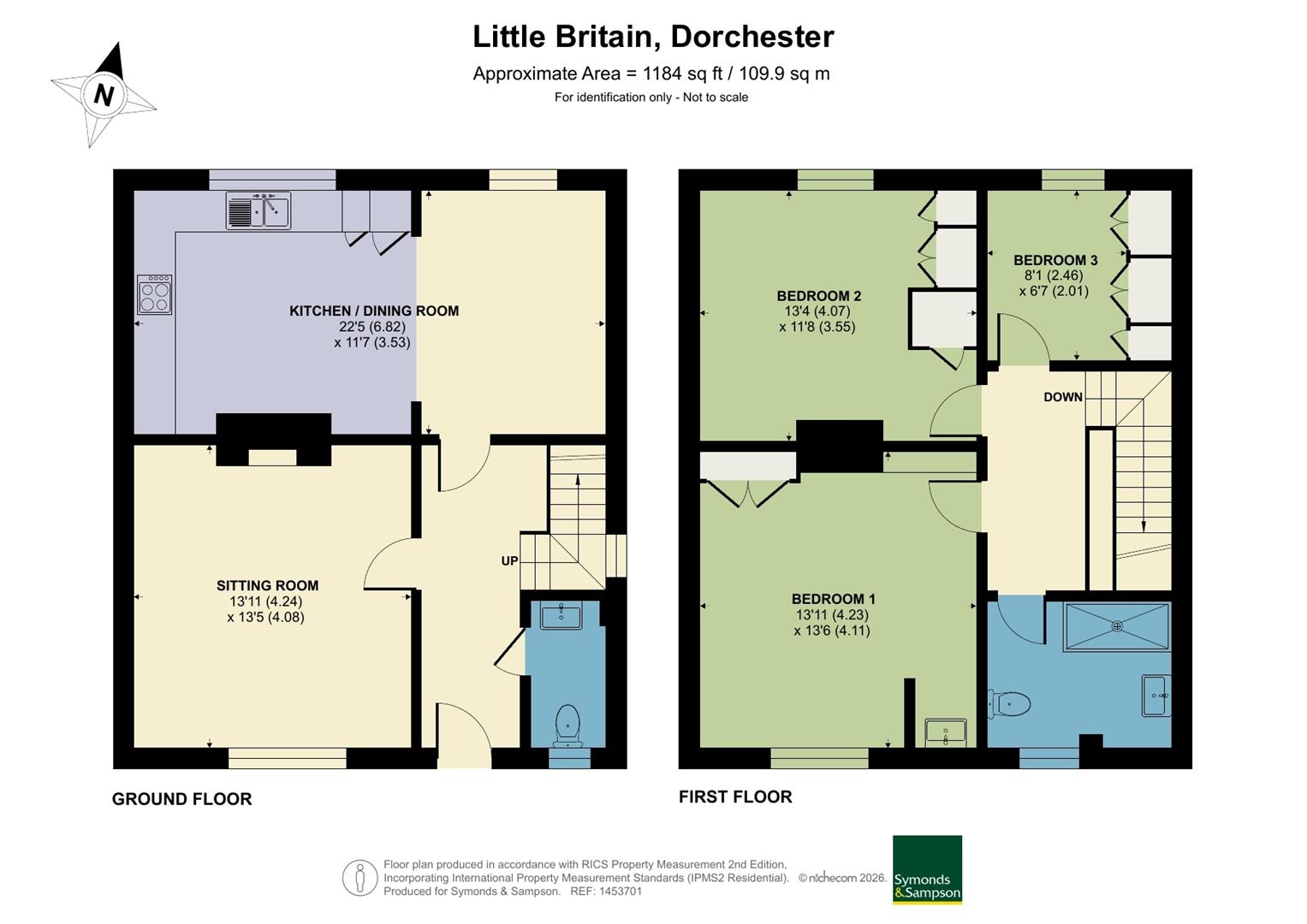 5A, Little Britain, Dorchester floorplan
