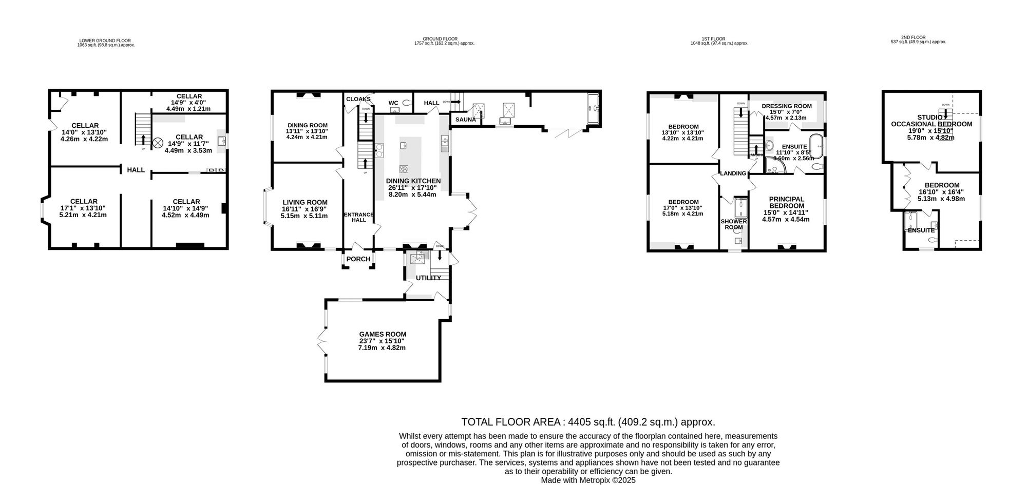 Hawthorn Villa, Albert Road, Wilmslow floorplan