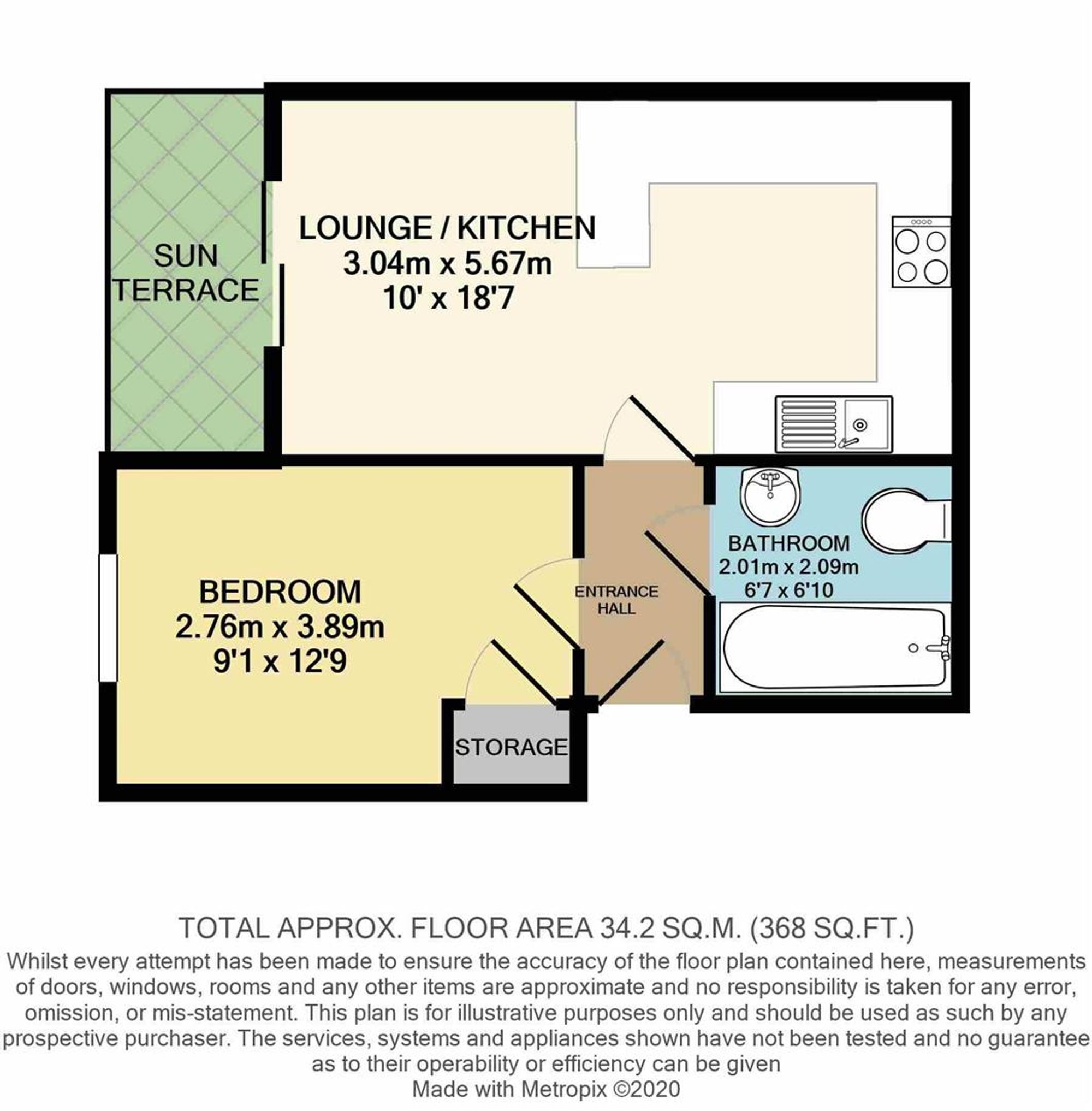 Apt 14, Kentmere House, Chesterfield floorplan