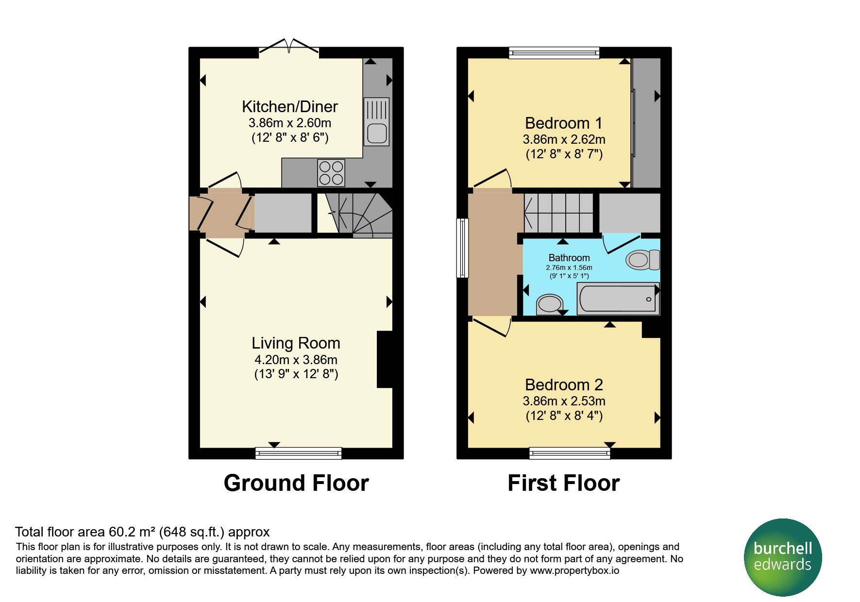20, Turner Drive, Nottingham floorplan